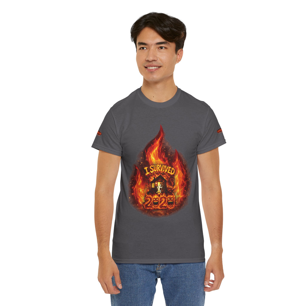 I Survived 2020 — Director's Cut S2:E4 "Western U.S. Wildfire Season" | Mid-Season Finale Pt. 1 | Wildfire Edition Memorial Unisex Heavy Cotton Tee (SPECIAL EDITION)