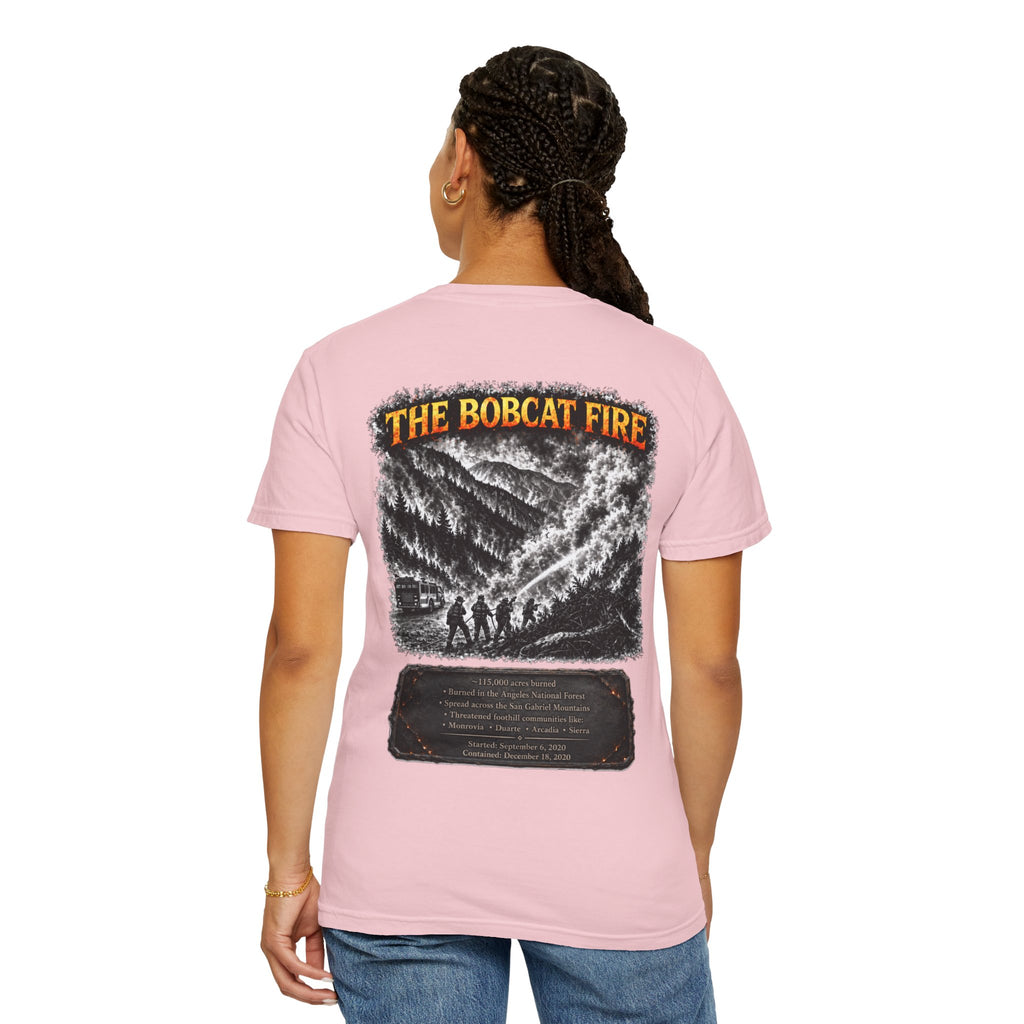 I Survived 2020 — WILDFIRES S2:E2: "The Bobcat Fire" Memorial Unisex Garment-Dyed T-shirt
