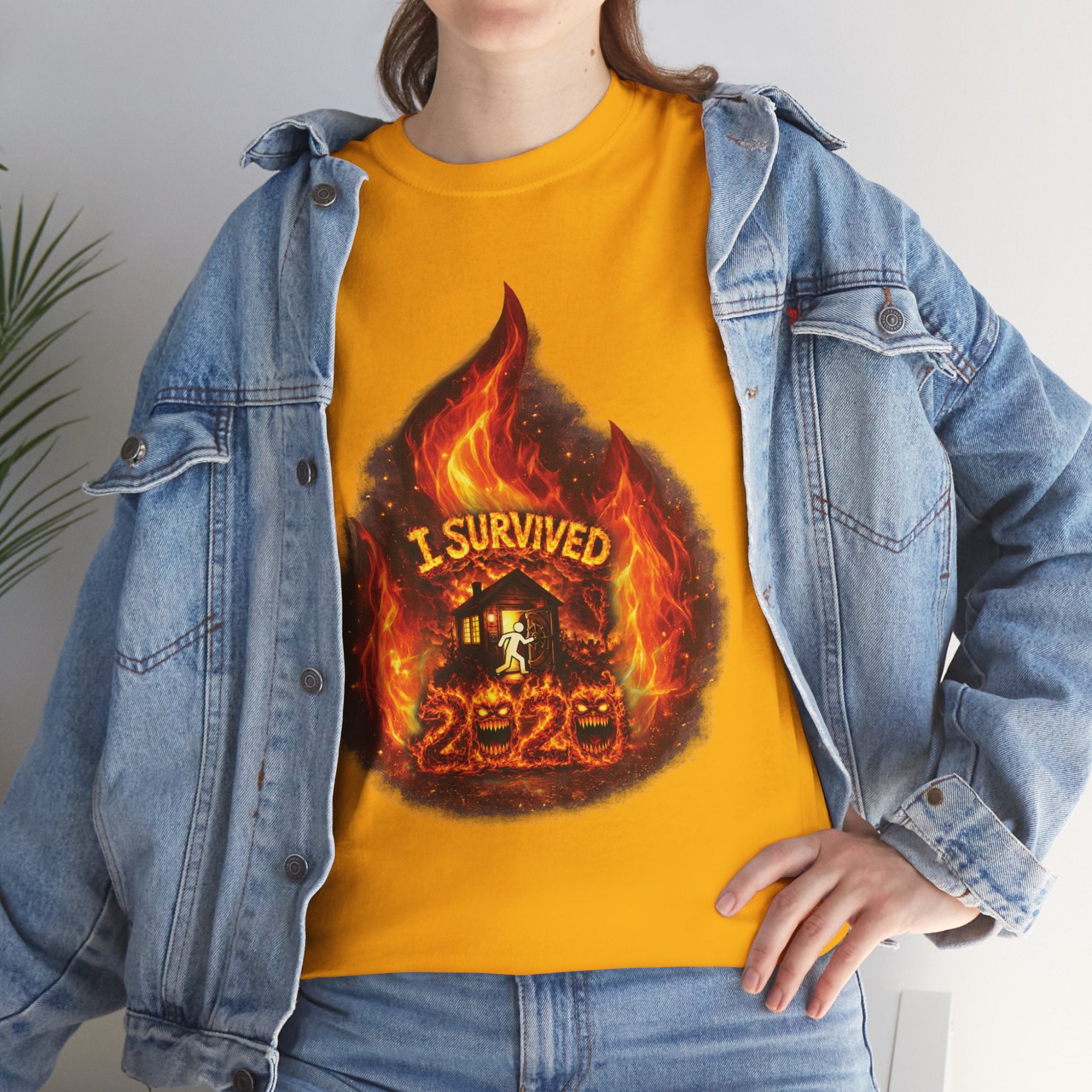 I Survived 2020 — Director's Cut S2:E1 "Berry Creek" | Wildfire Edition Memorial Unisex Heavy Cotton Tee (SPECIAL EDITION)