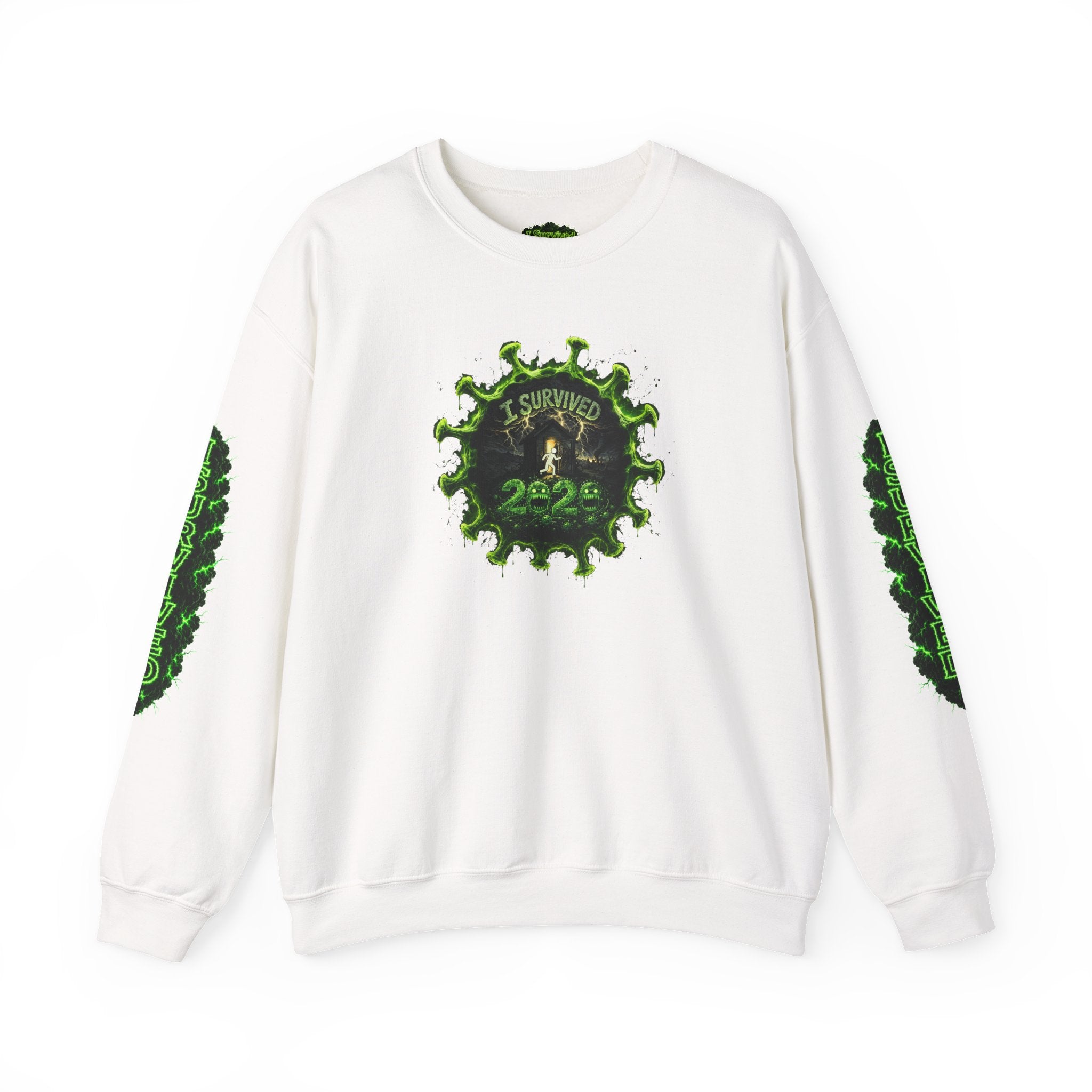 I Survived 2020 — PANDEMIC S1:E1: Director's Cut "COVID-19: The Coronavirus" Unisex Heavy Blend™ Crewneck Sweatshirt
