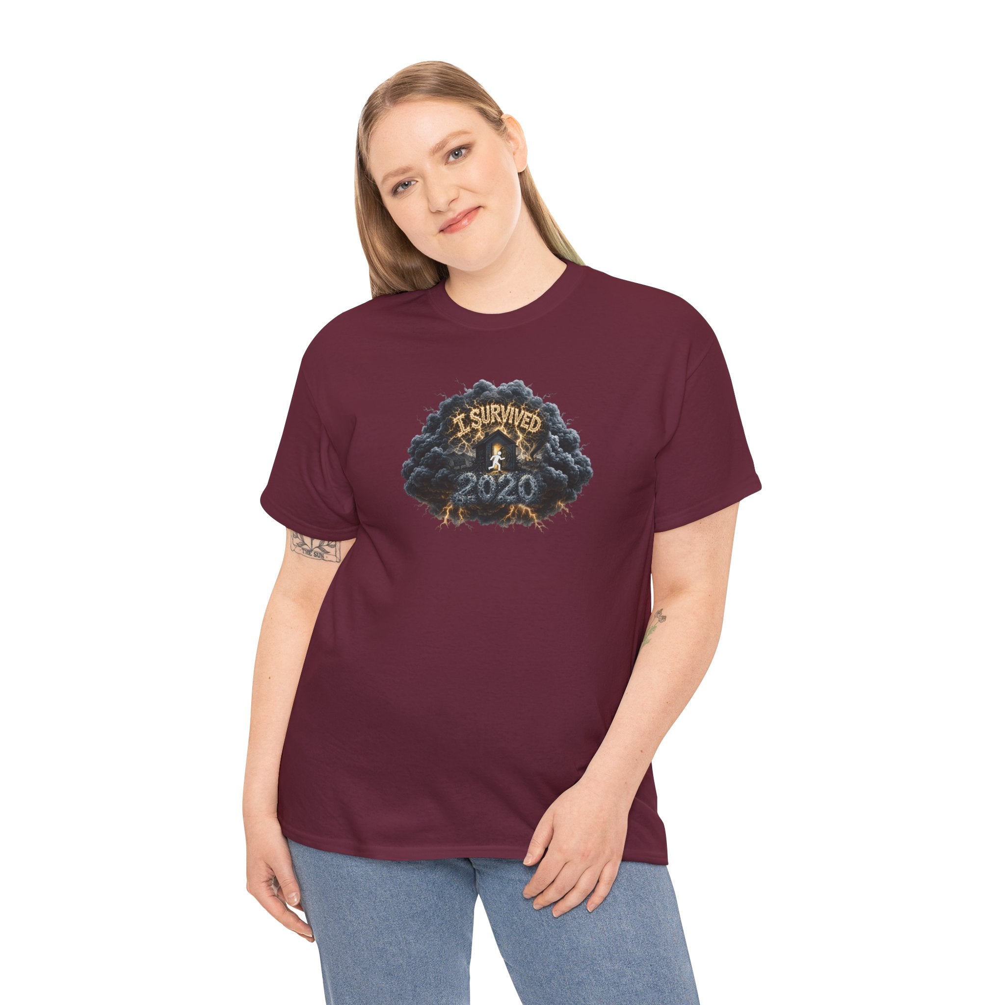 I Survived 2020 —  Original PILOT Design: Director's Cut Unisex Heavy Cotton Tee