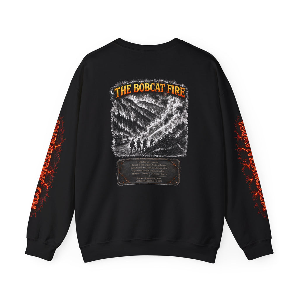 I Survived 2020 — WILDFIRES S2:E2: "The Bobcat Fire" Memorial Unisex Heavy Blend™ Crewneck Sweatshirt