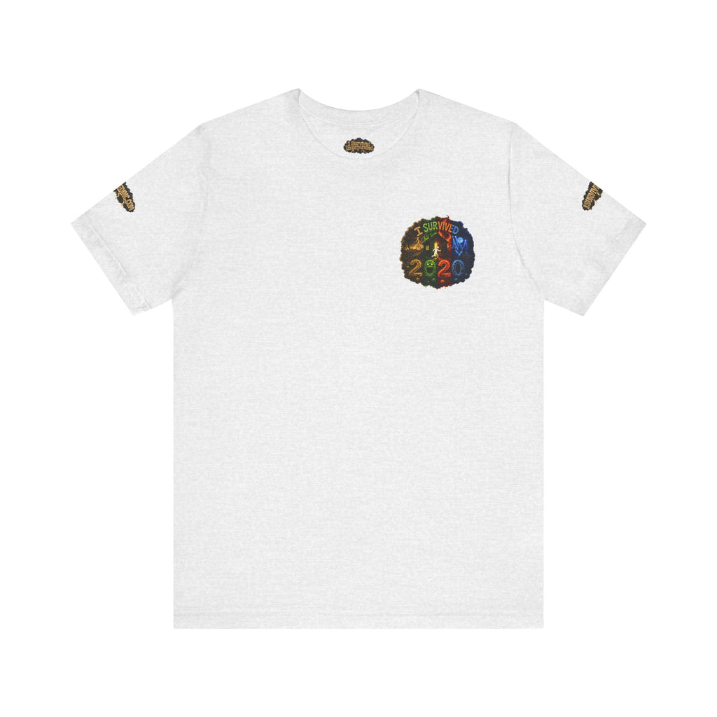 I Survived 2020 — "No Signal" Test Pattern Tee Alien Broadcast Finale Summer Premiere Unisex Jersey Short Sleeve Tee