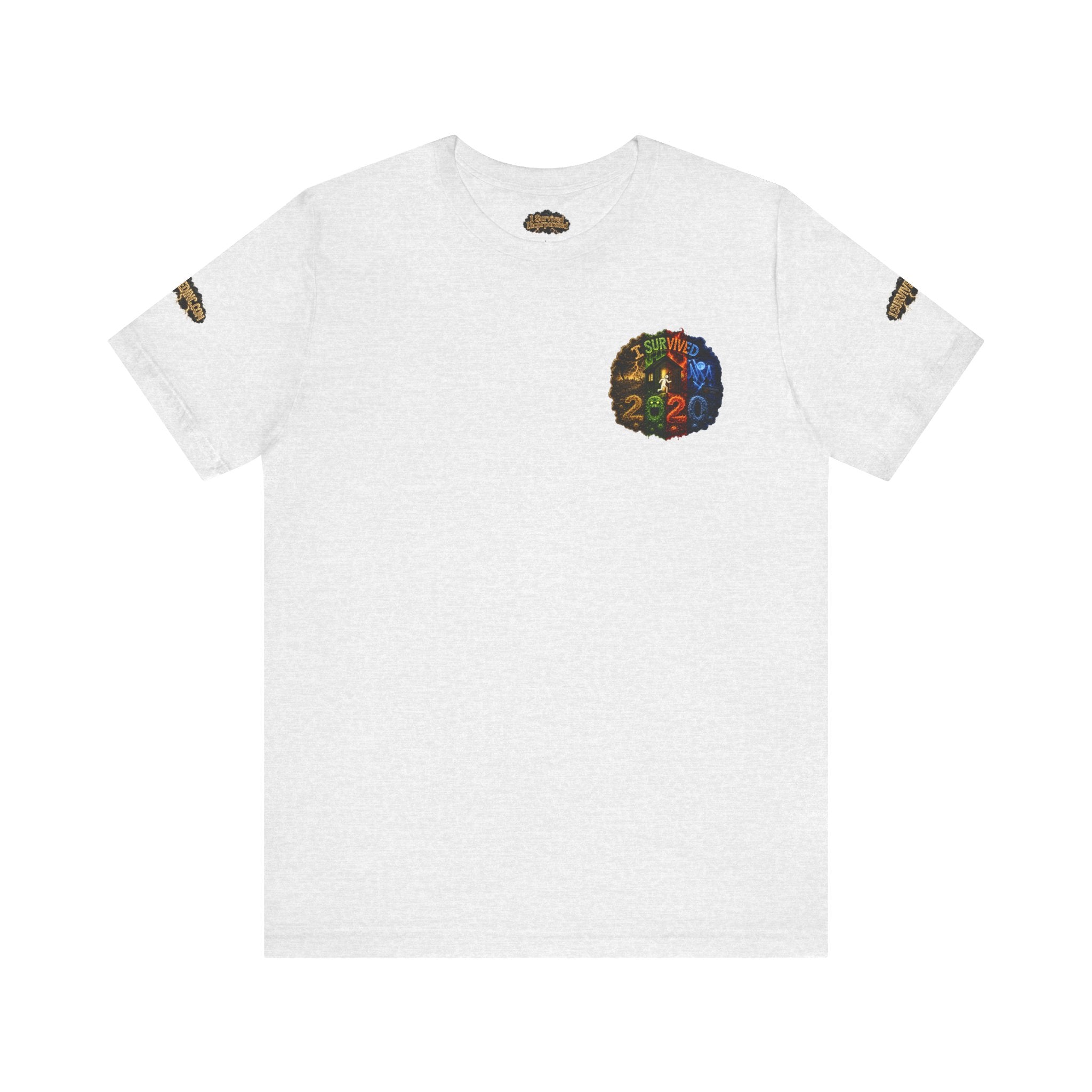 I Survived 2020 — "No Signal" Test Pattern Tee Alien Broadcast Finale Summer Premiere Unisex Jersey Short Sleeve Tee
