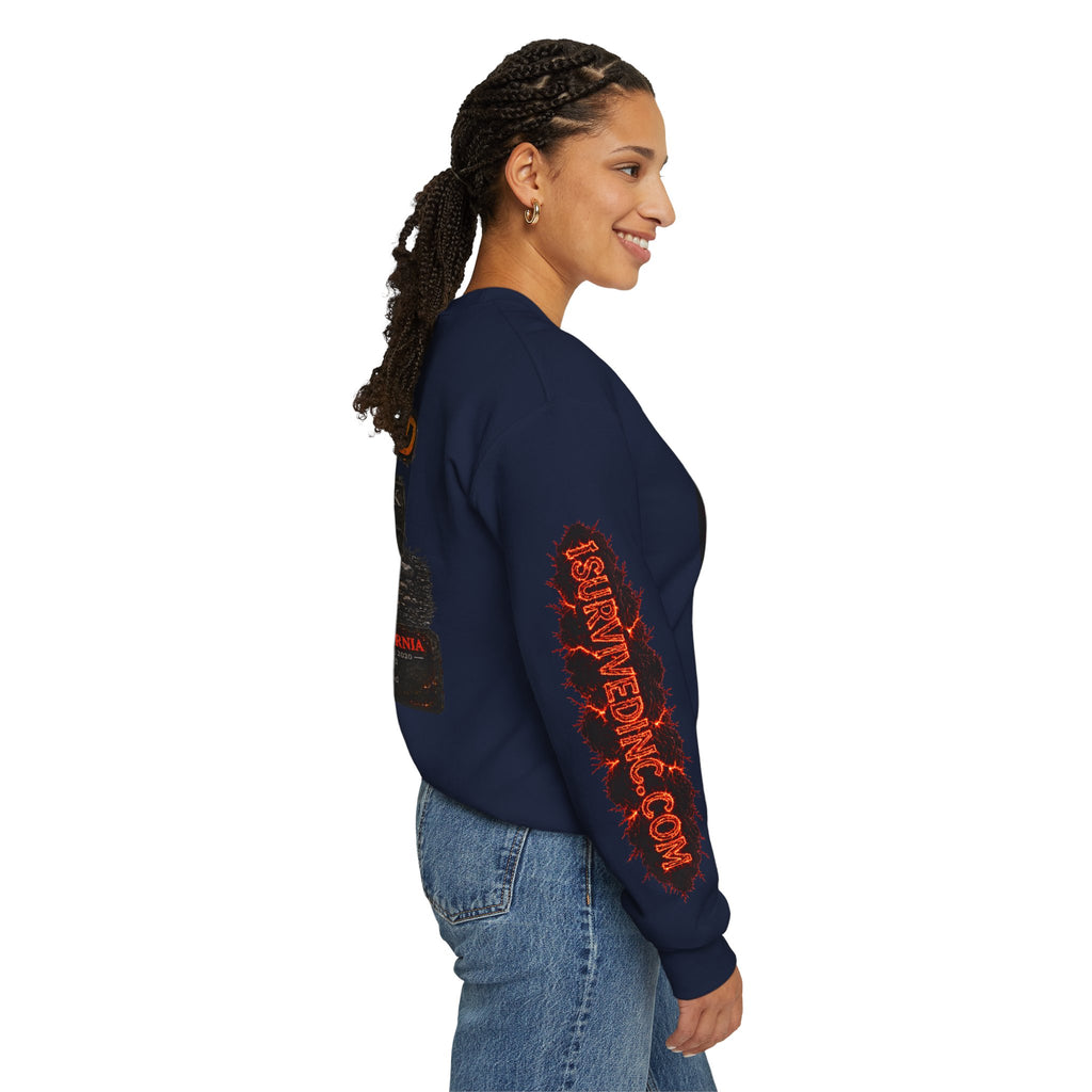 I Survived 2020 — WILDFIRES S2:E1: "Berry Creek" Memorial Unisex Heavy Blend™ Crewneck Sweatshirt
