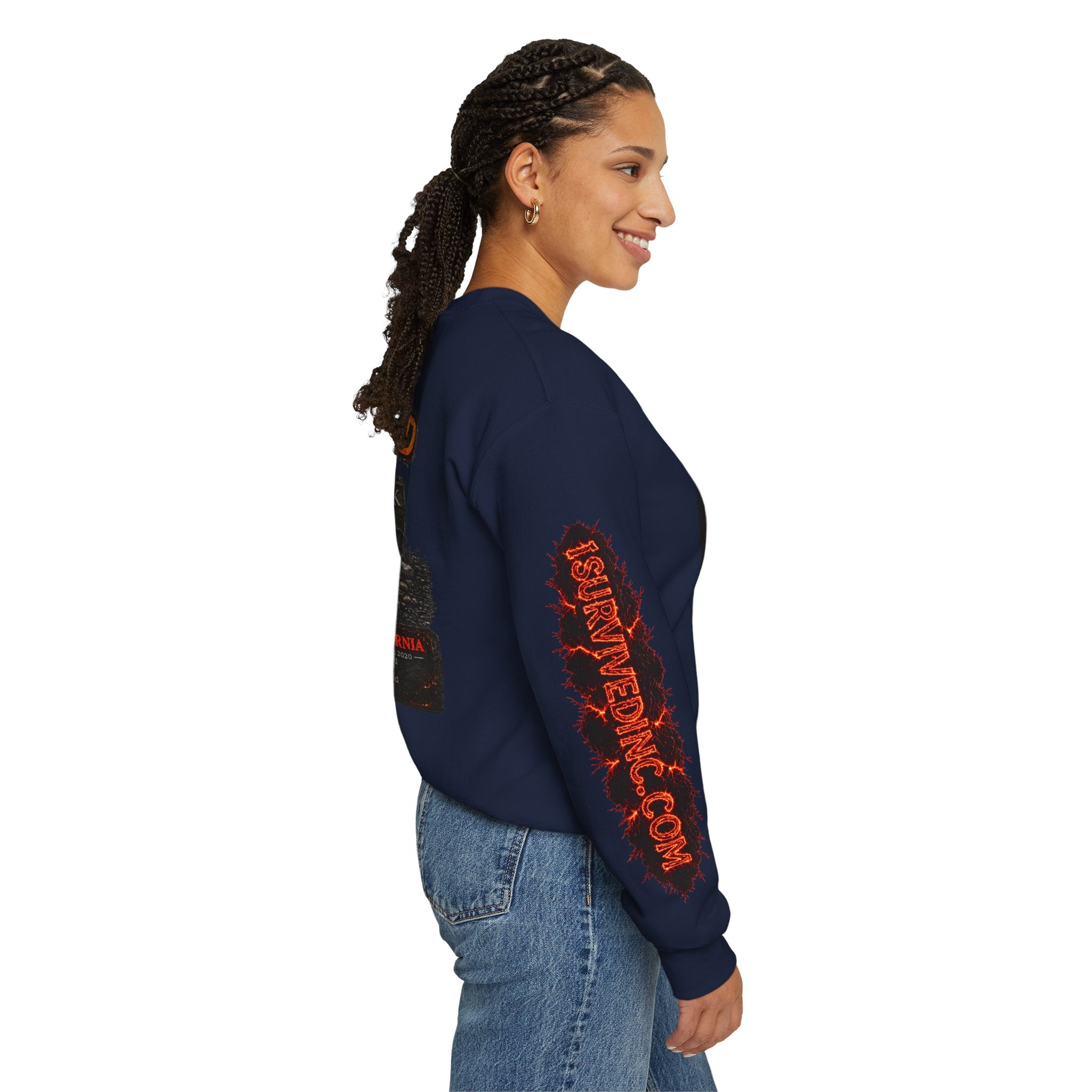 I Survived 2020 — WILDFIRES S2:E1: "Berry Creek" Memorial Unisex Heavy Blend™ Crewneck Sweatshirt