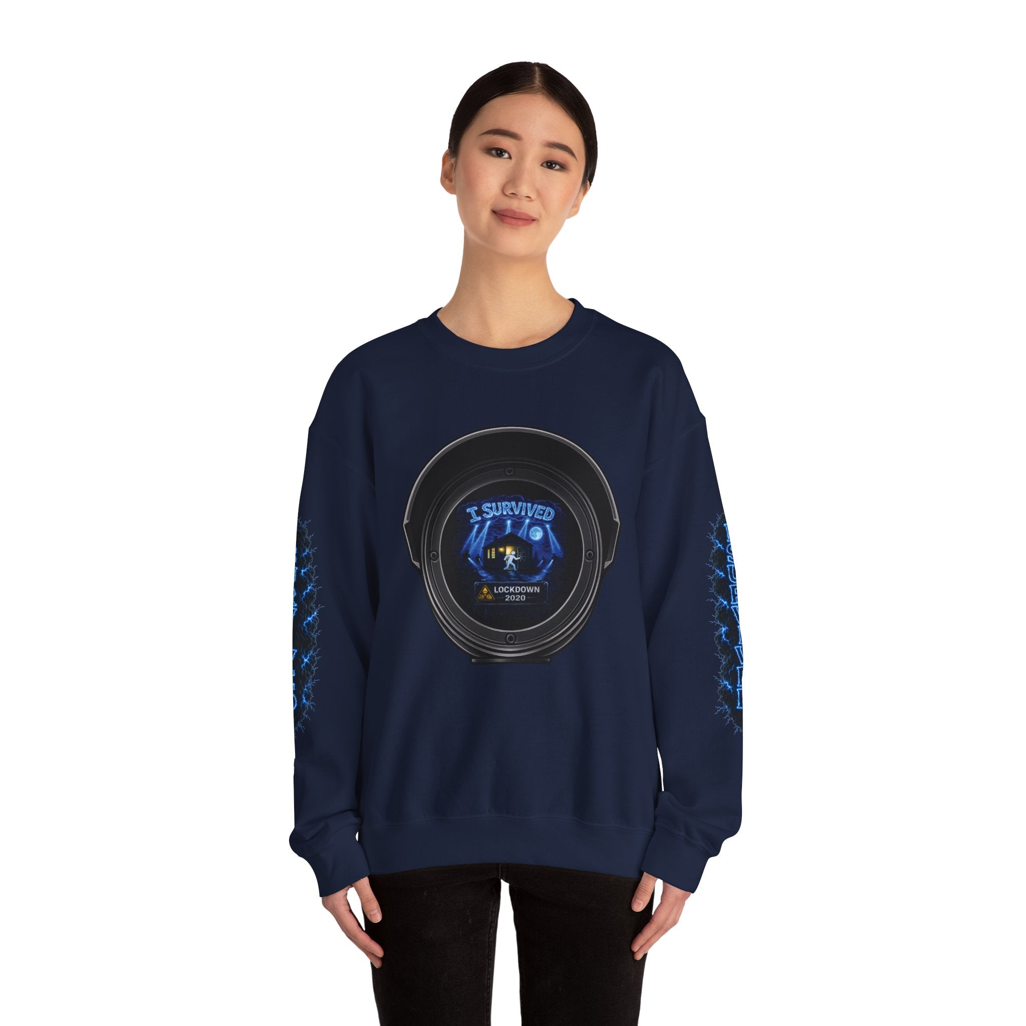 I Survived 2020 — Director's Cut S3:E2 "Dating Under Lockdown" | Lockdown Edition Documentary Unisex Heavy Blend™ Crewneck Sweatshirt