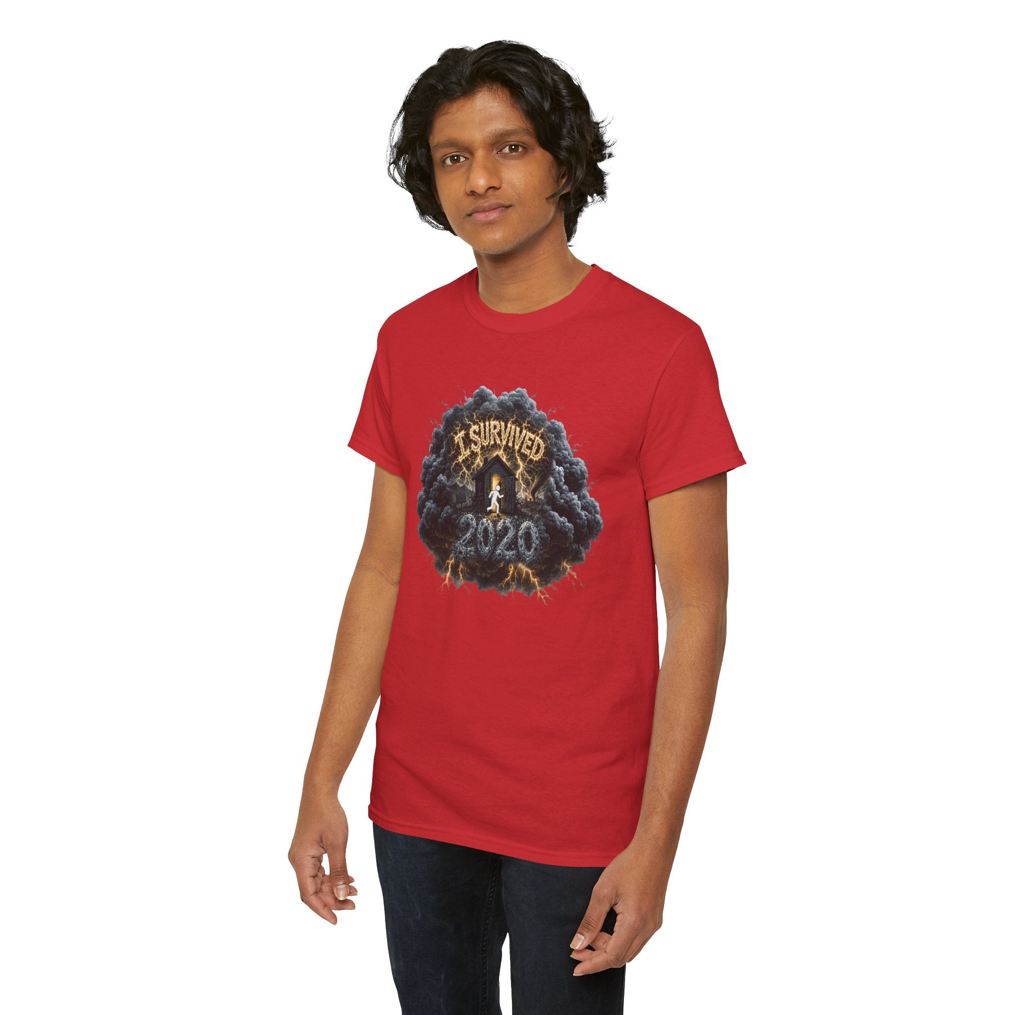 I Survived 2020 —  Deriector's Cut Original Design Teaser Tee | Season 1 Premiere Drop Unisex Heavy Cotton Tee