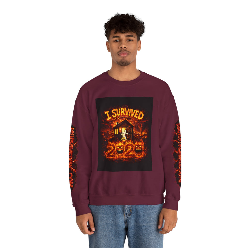 I Survived 2020 — WILDFIRES S2:E1: "Berry Creek" Memorial Unisex Heavy Blend™ Crewneck Sweatshirt