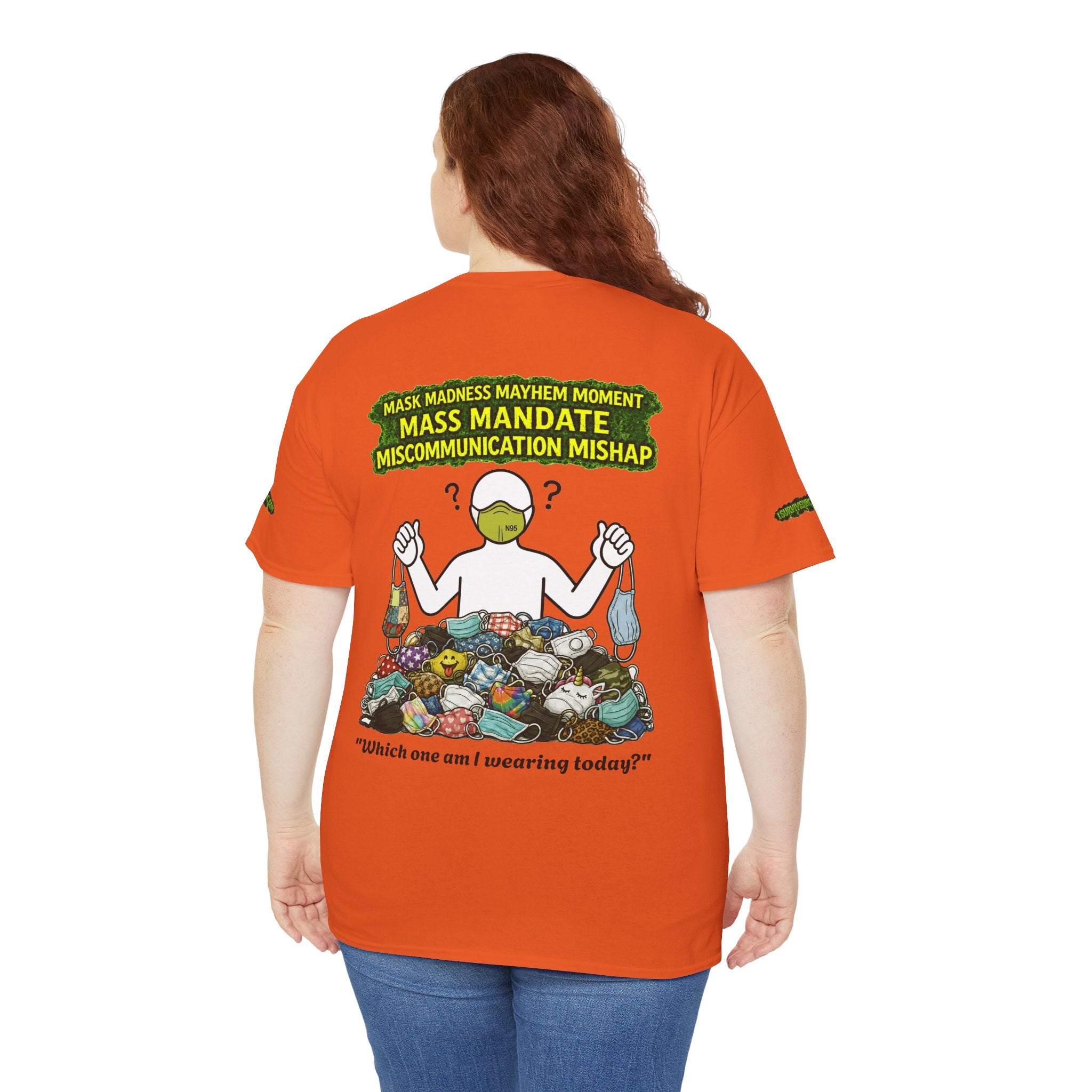 I Survived 2020 — PANDEMIC S1:E4: Special Edition "Mask Madness" Unisex Heavy Cotton Tee