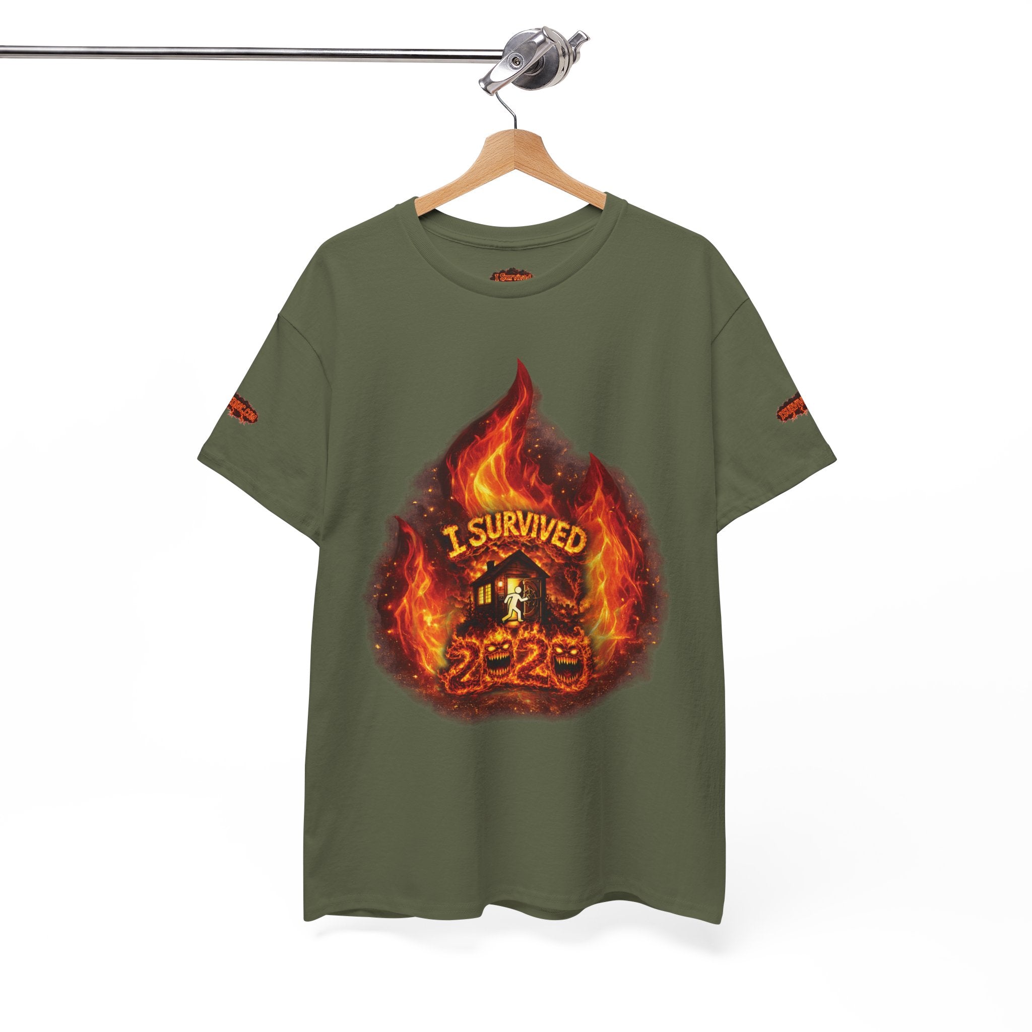 I Survived 2020 — Director's Cut S2:E1 "Berry Creek" | Wildfire Edition Memorial Unisex Heavy Cotton Tee (SPECIAL EDITION)