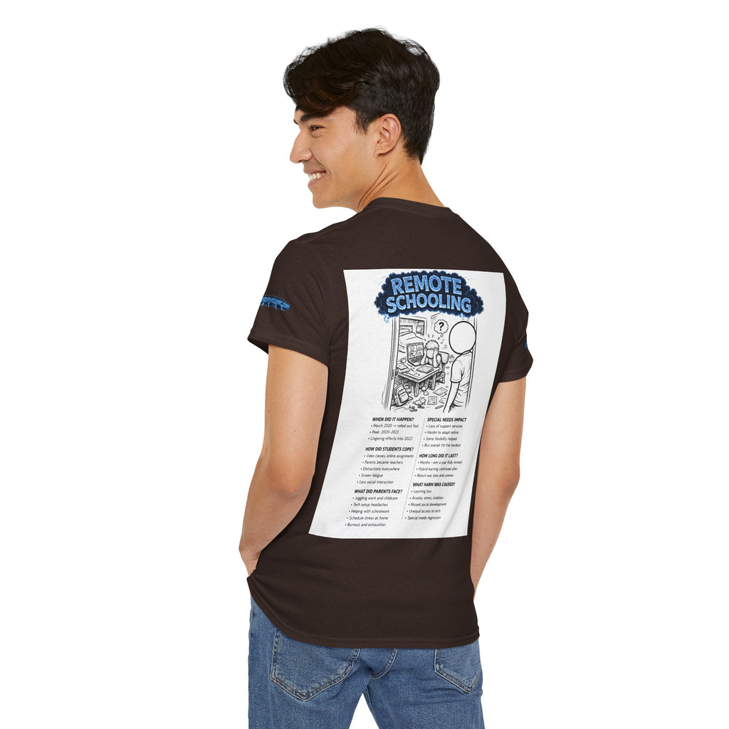 I Survived 2020 — S3:E3 "Remote Schooling" | Lockdown Edition Documentary Unisex Heavy Cotton Tee (SPECIAL EDITION)