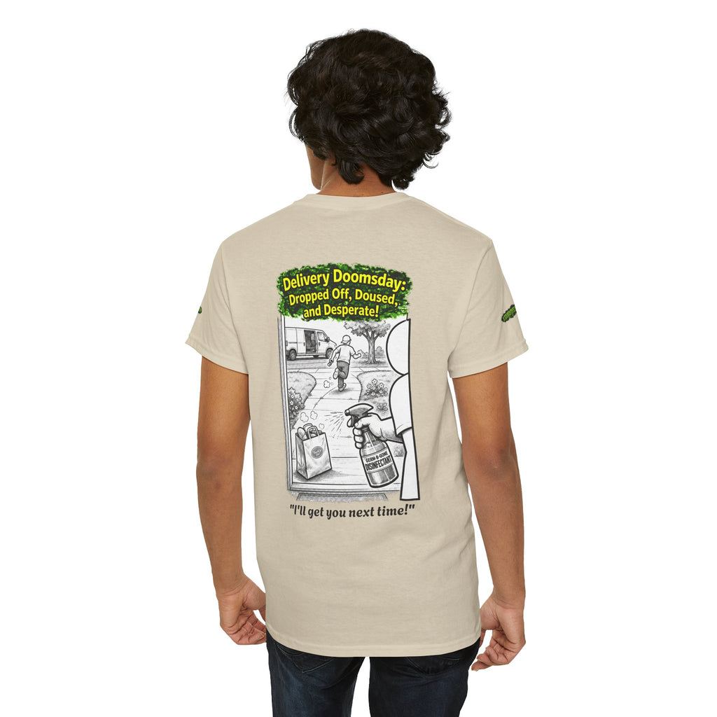 I Survived 2020 — PANDEMIC S1:E5: Director's Cut Special Edition "Delivery Doomsday" Unisex Heavy Cotton Tee