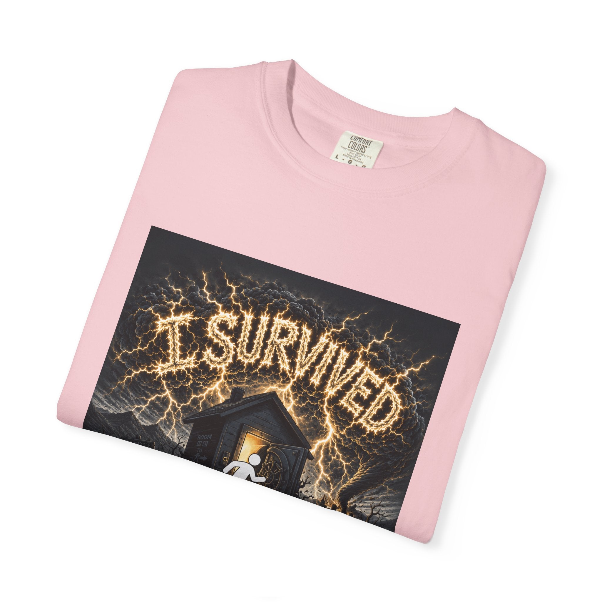 I Survived 2020 — Original Design Teaser Tee | Season 1 Premiere Drop Unisex Garment-Dyed T-shirt