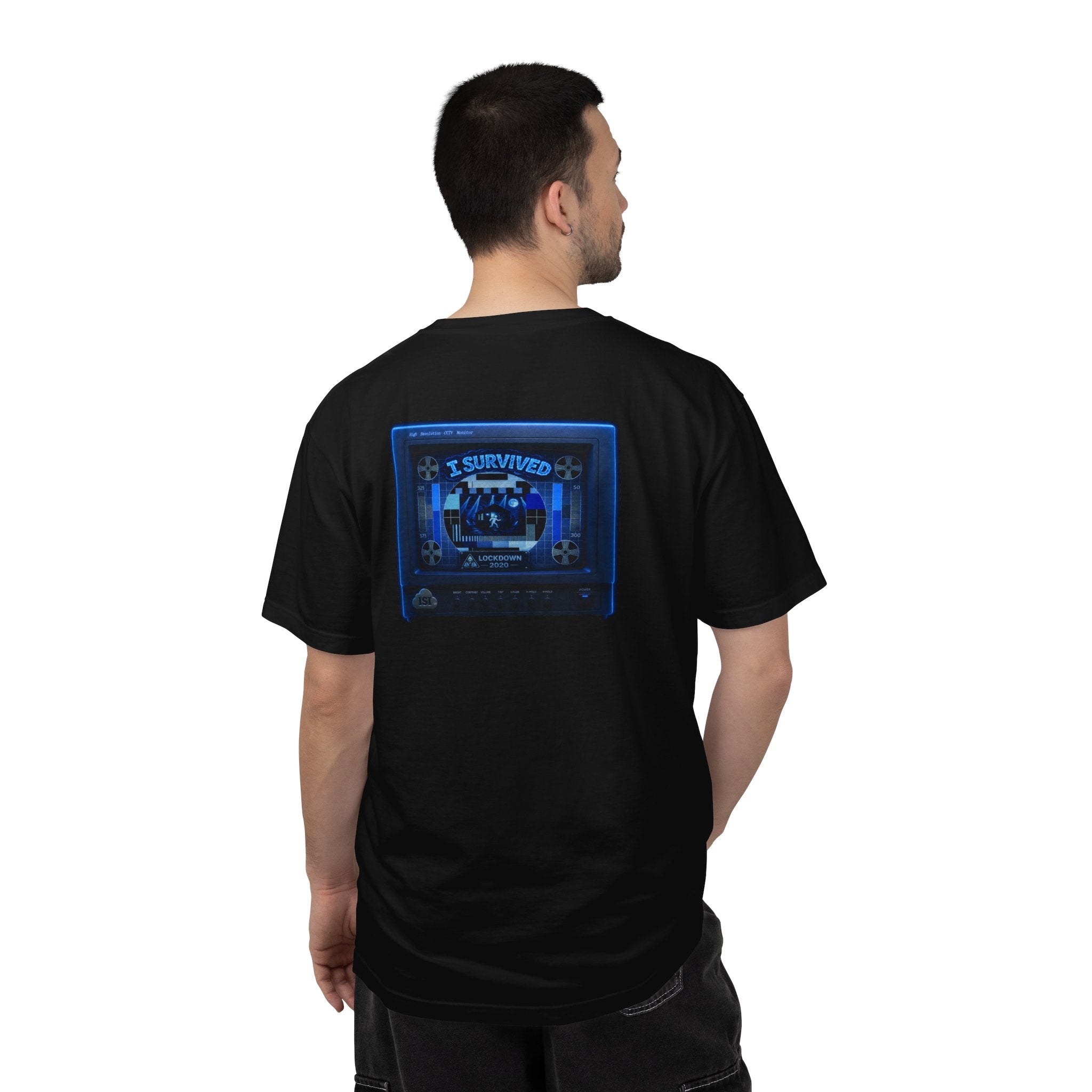 I Survived 2020 — "Please Stand By" Test Pattern Tee Lockdown Special Edition Summer Exclusive Unisex Garment-Dyed T-shirt