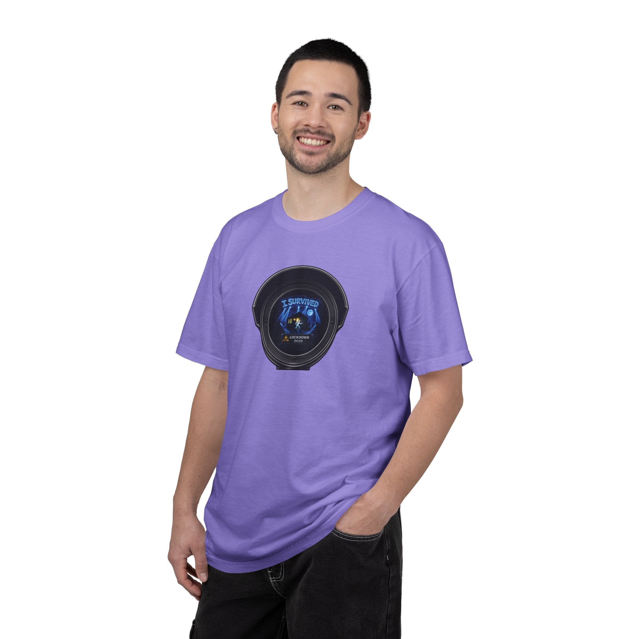 I Survived 2020 —  LOCKDOWN S3:E1: Director's Cut "Quarantine" Unisex Garment-Dyed T-shirt