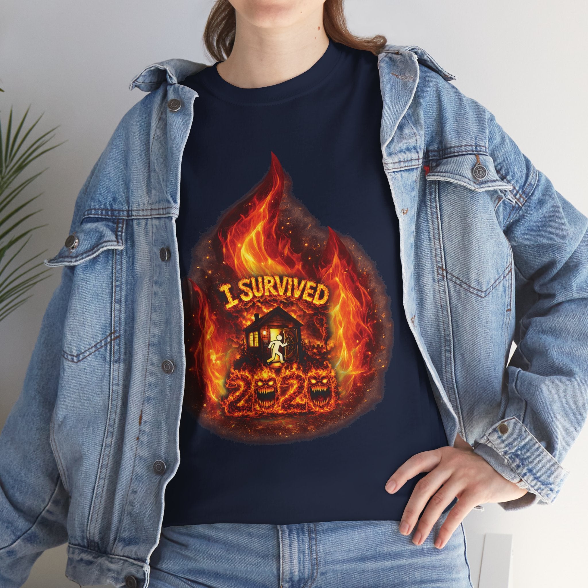 I Survived 2020 — Director's Cut S2:E1 "Berry Creek" | Wildfire Edition Memorial Unisex Heavy Cotton Tee (SPECIAL EDITION)