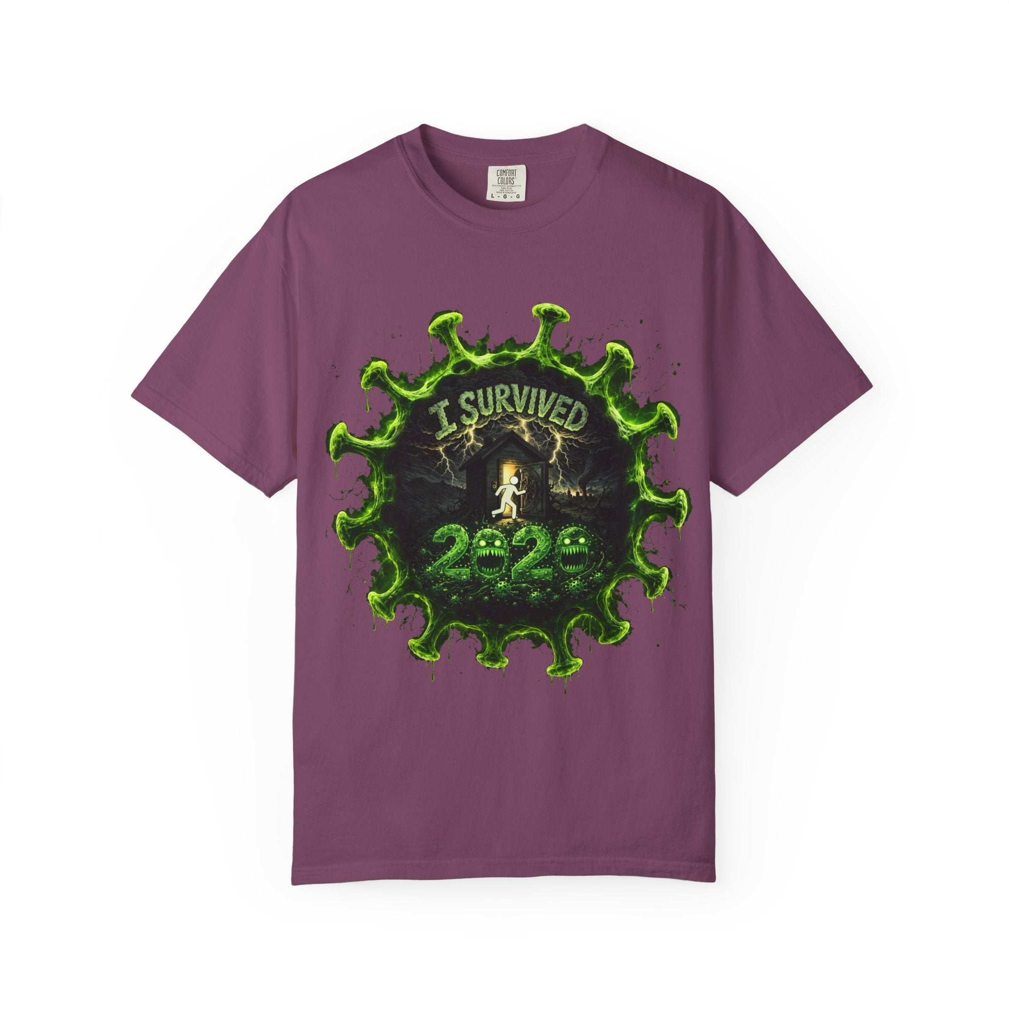 I Survived 2020 — Director's Cut S1:E4 "Mask Madness Mayhem Moment" | Pandemic Edition Unisex Garment-Dyed T-shirt