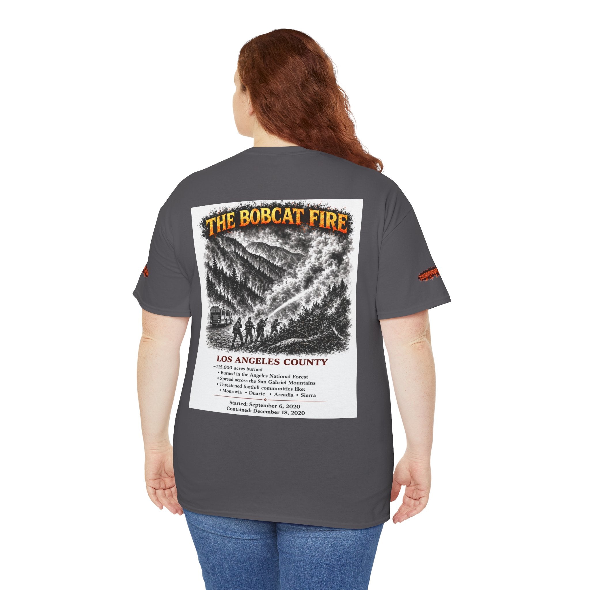 I Survived 2020 — S2:E2 "The Bobcat Fire" | Wildfire Edition Memorial Unisex Heavy Cotton Tee (SPECIAL EDITION)