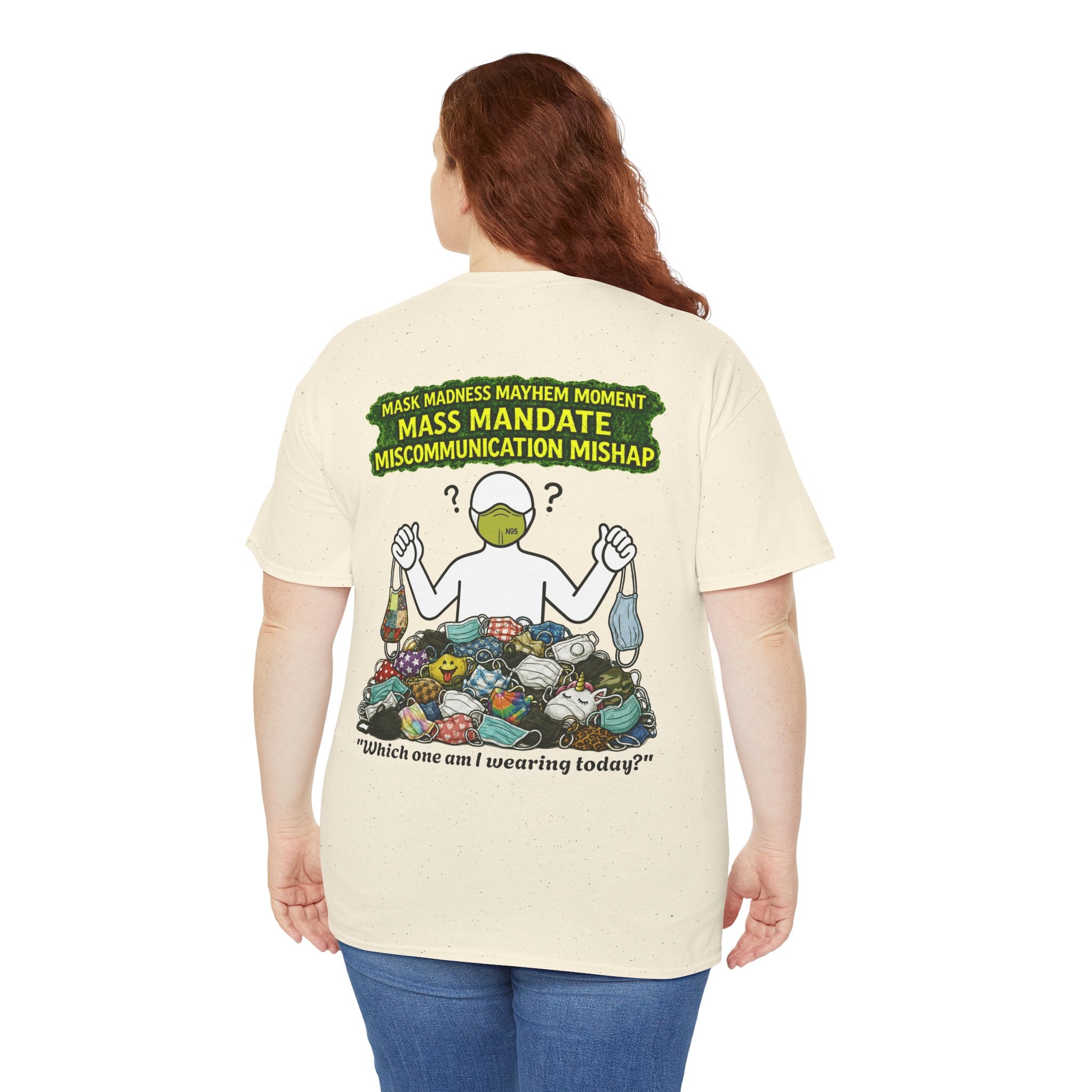 Sobreviví al 2020 — T1:E4 "Caos en Mascarillas: Un Momento de Locura" | Camiseta Unisex de Algodón Grueso Edición Pandemia (EDICIÓN ESPECIAL)