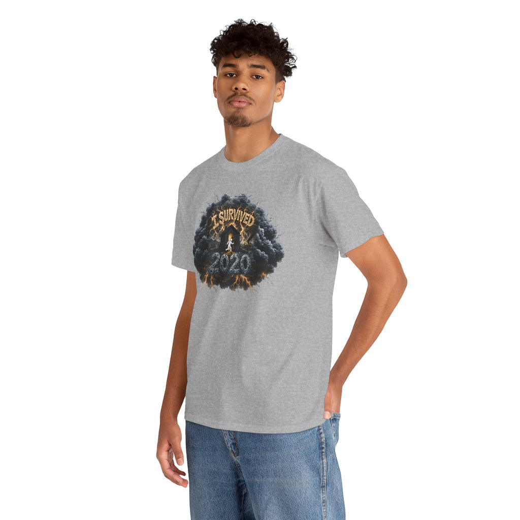 I Survived 2020 — Director's Cut Original Design Teaser Tee | Season 1 Premiere Drop Unisex Heavy Cotton Tee