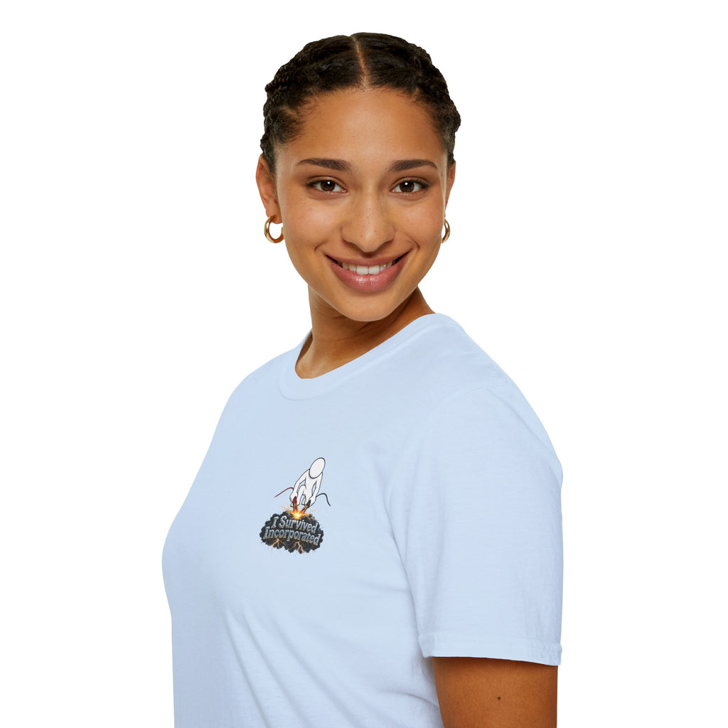 I Survived 2020 — "Please Stand By" Test Pattern Tee Summer Premier Unisex Softstyle T-Shirt