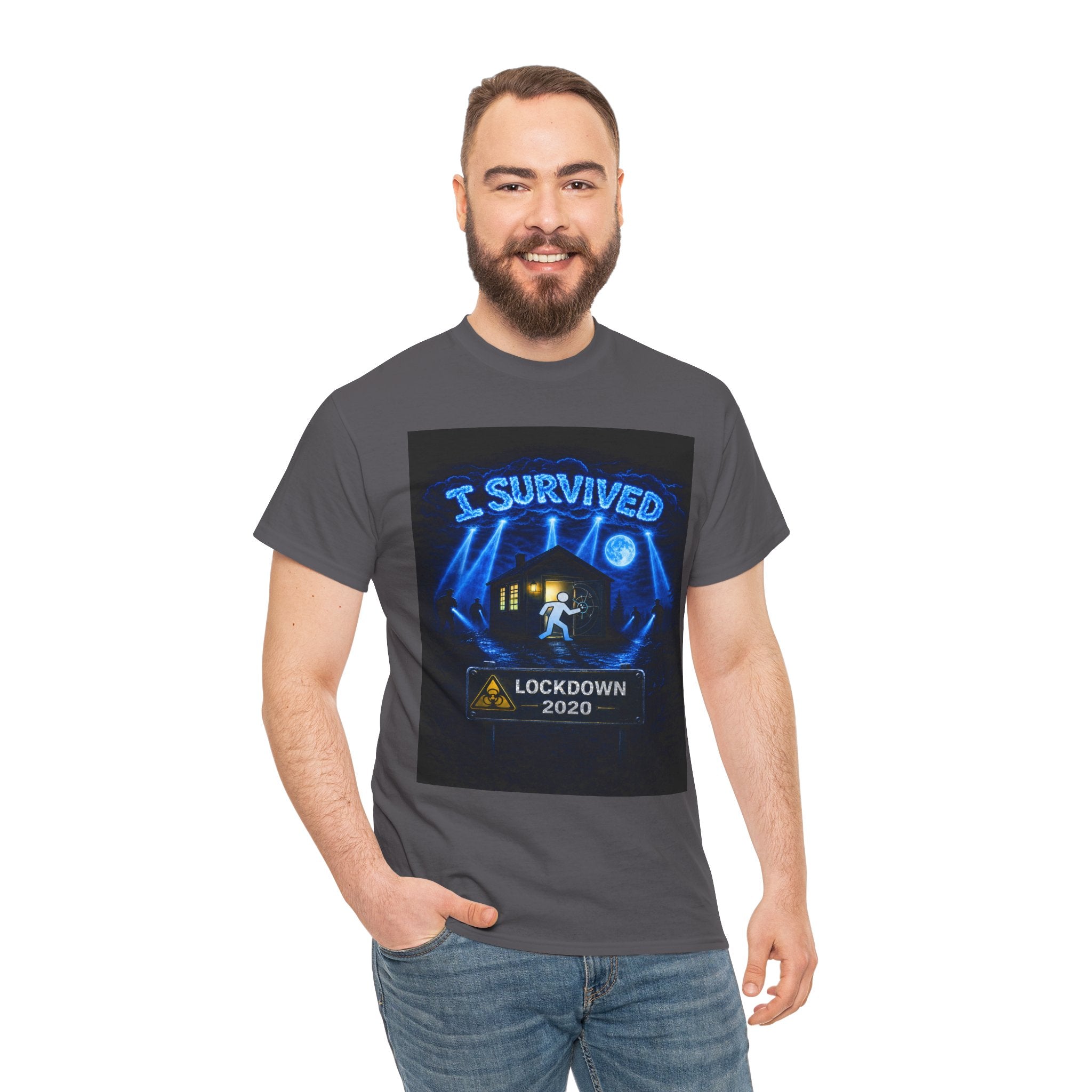 Copy of  I Survived 2020 — S3:E1 "Quarantine" | Lockdown Edition Documentary Unisex Heavy Cotton Tee