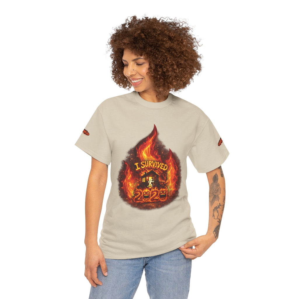 I Survived 2020 — Director's Cut S2:E3 "The California Wildfires" | Wildfire Edition Memorial Unisex Heavy Cotton Tee (SPECIAL EDITION)