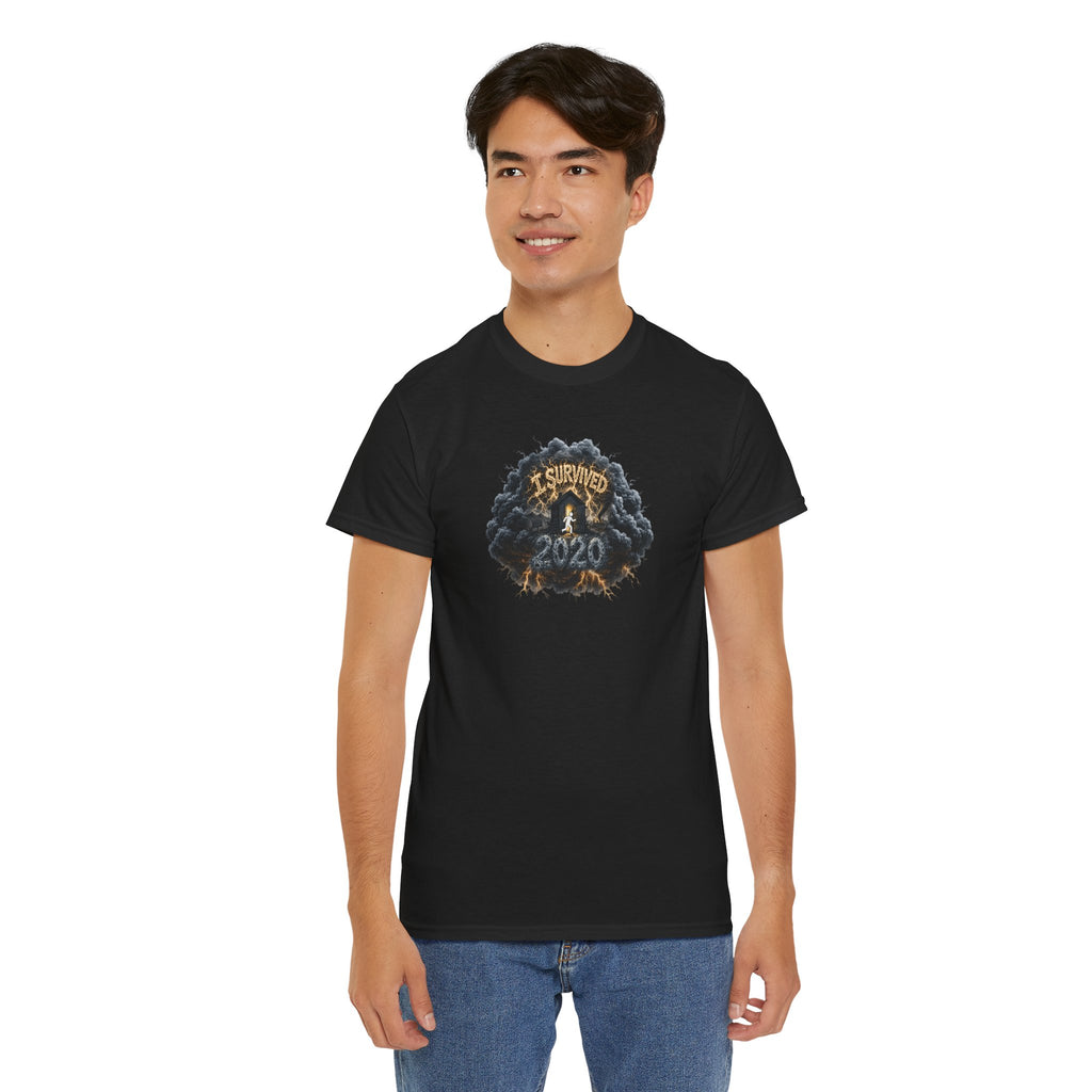 I Survived 2020 — Original PILOT Design: Director's Cut Unisex Heavy Cotton Tee