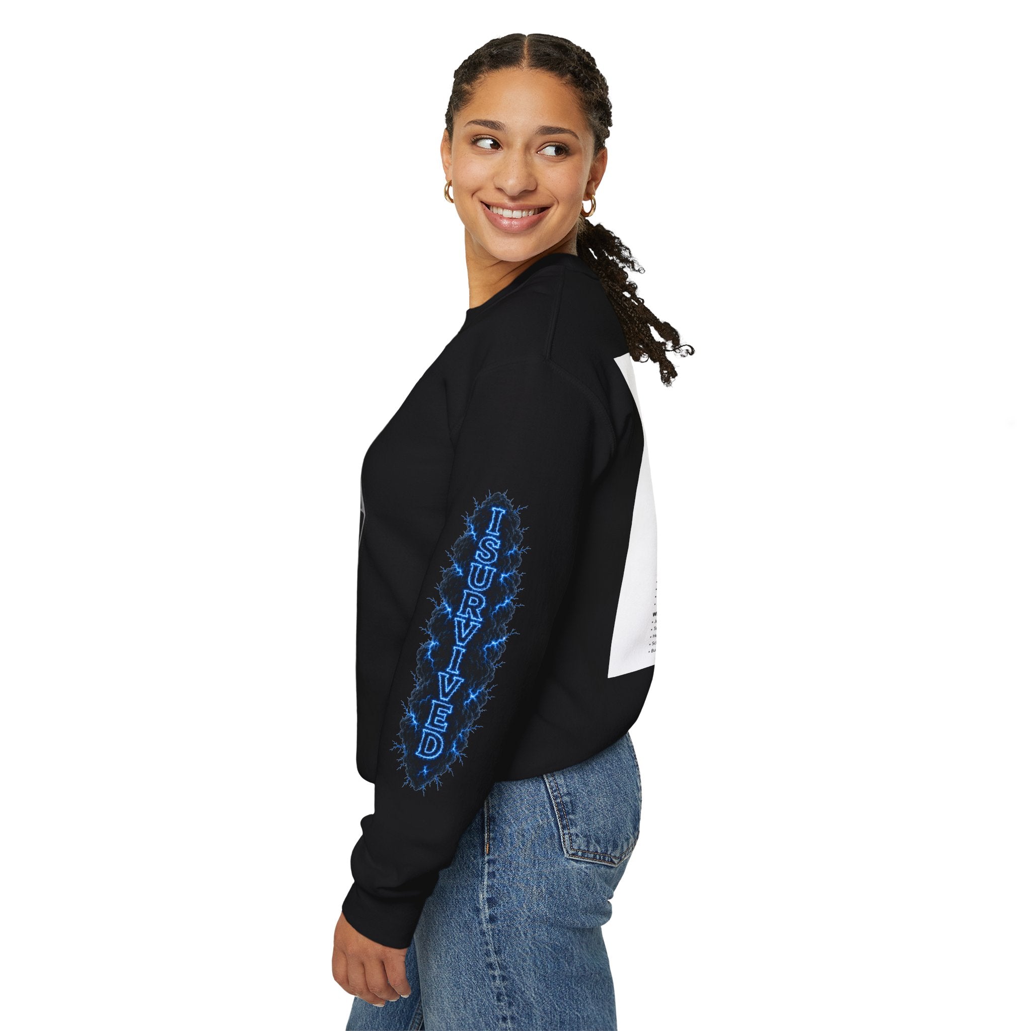 I Survived 2020 — Director's Cut S3:E3 "Remote Schooling" | Lockdown Edition Documentary Unisex Heavy Blend™ Crewneck Sweatshirt