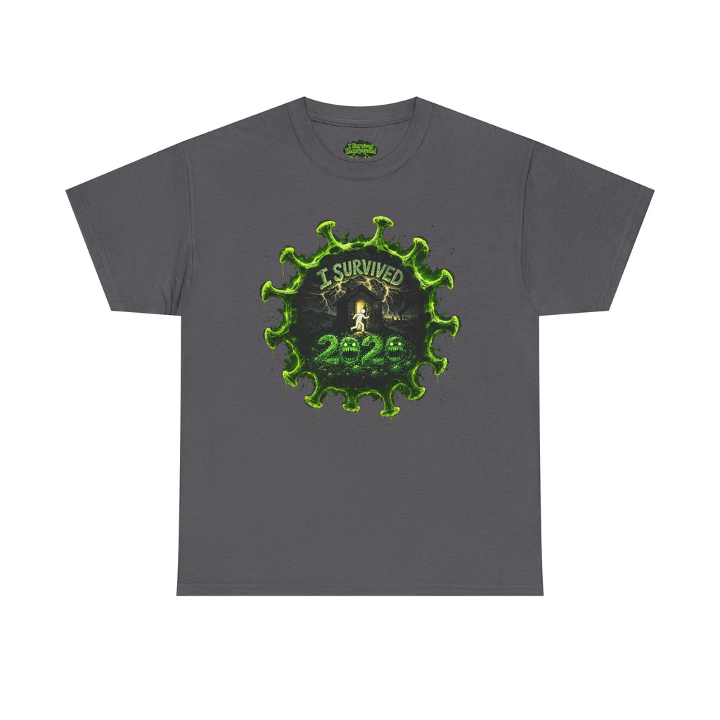 I Survived 2020 — Director's Cut S1:E1 "COVID-19: The Coronavirus" | Pandemic Edition Unisex Heavy Cotton Tee