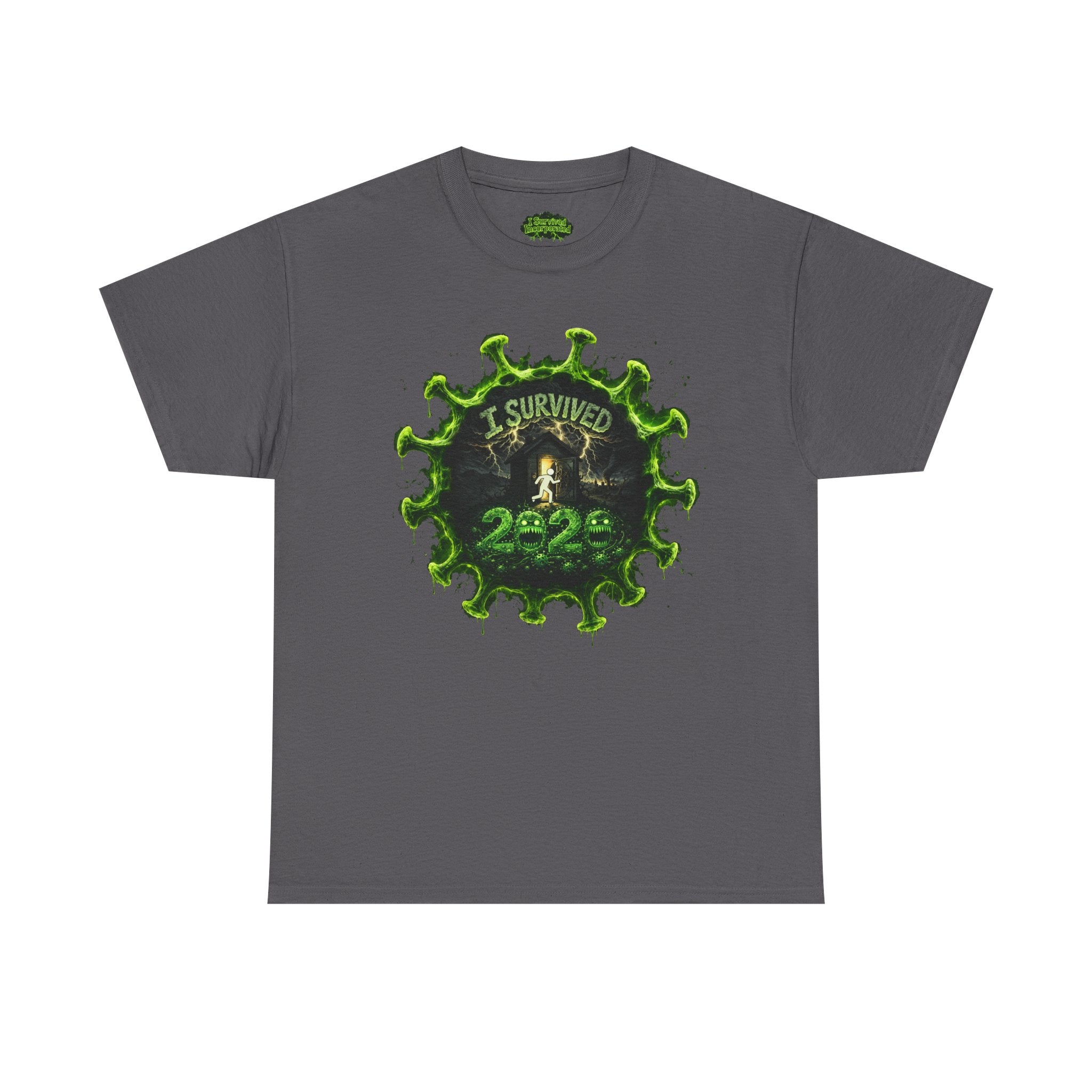 I Survived 2020 — Director's Cut S1:E1 "COVID-19: The Coronavirus" | Pandemic Edition Unisex Heavy Cotton Tee