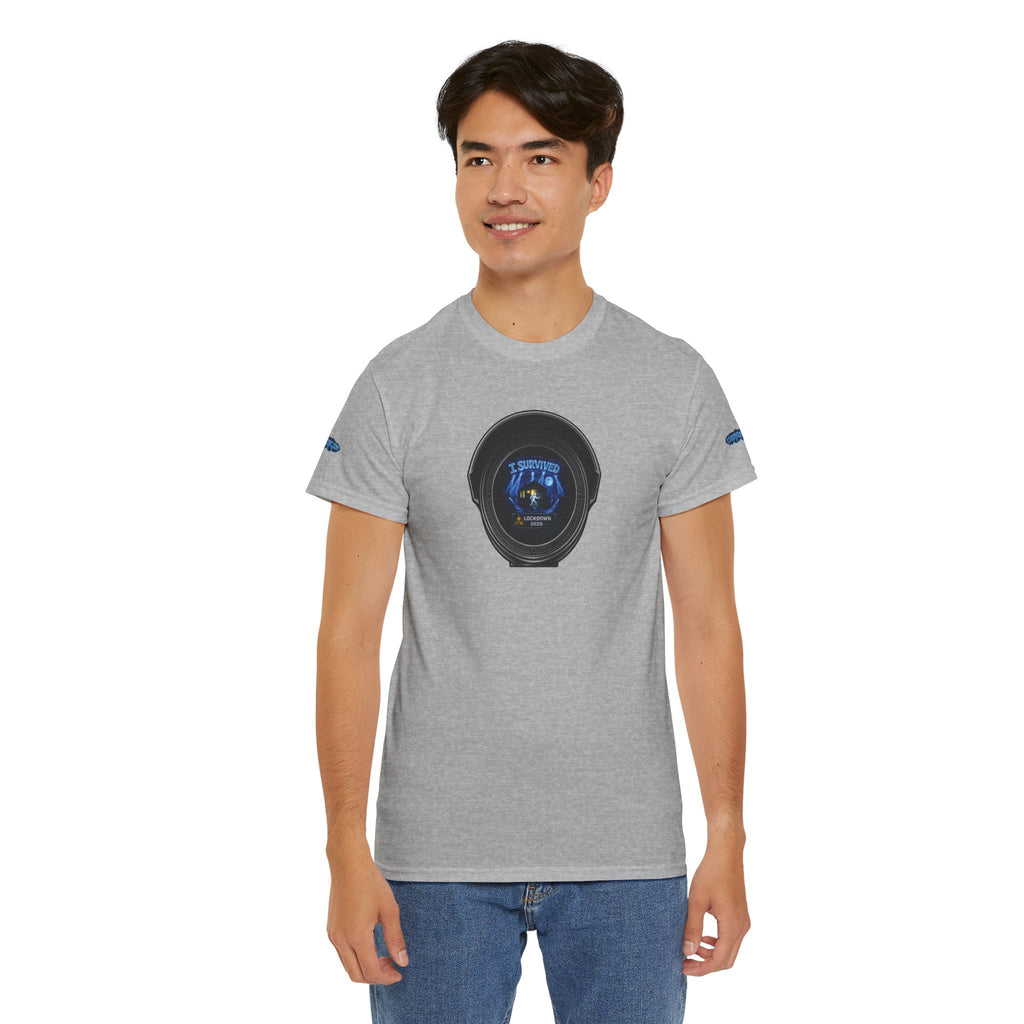 I Survived 2020 — LOCKDOWN S3:E2: Director's Cut Special Edition "Dating Under Lockdown" Unisex Heavy Cotton Tee