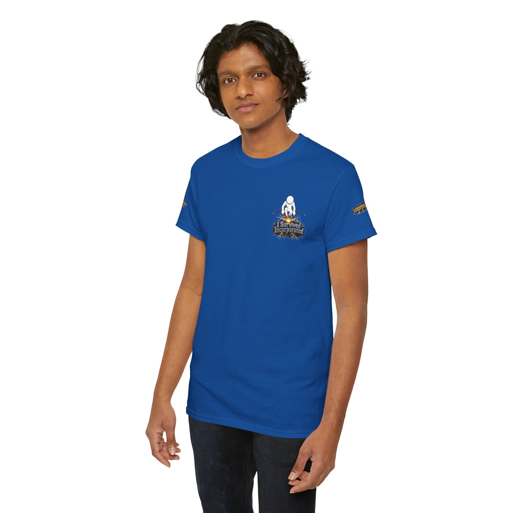 I Survived 2020 — "Please Stand By" Test Pattern Tee Special Edition Summer Premier Unisex Heavy Cotton Tee