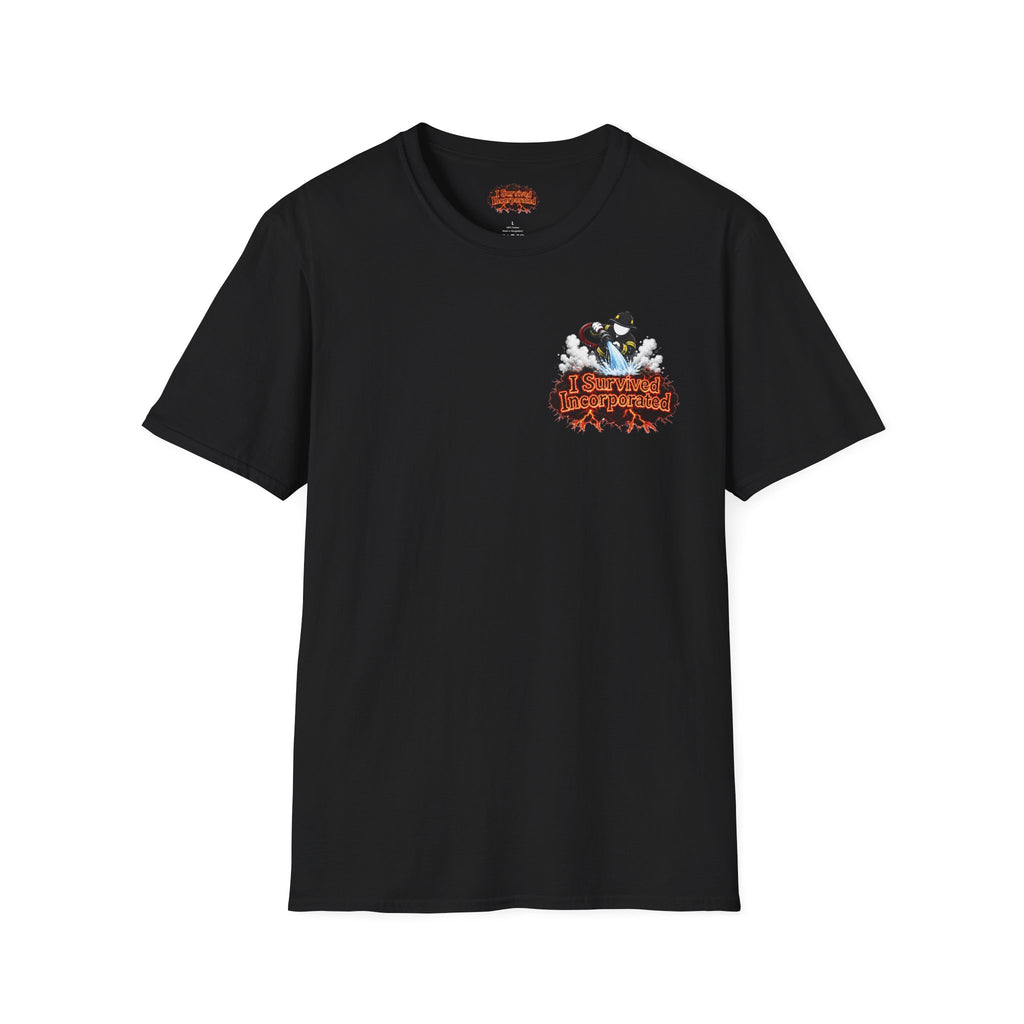 I Survived 2020 — "Please Stand By" Test Pattern Tee Wildfire Signal Edition Summer Premiere Unisex Softstyle T-Shirt