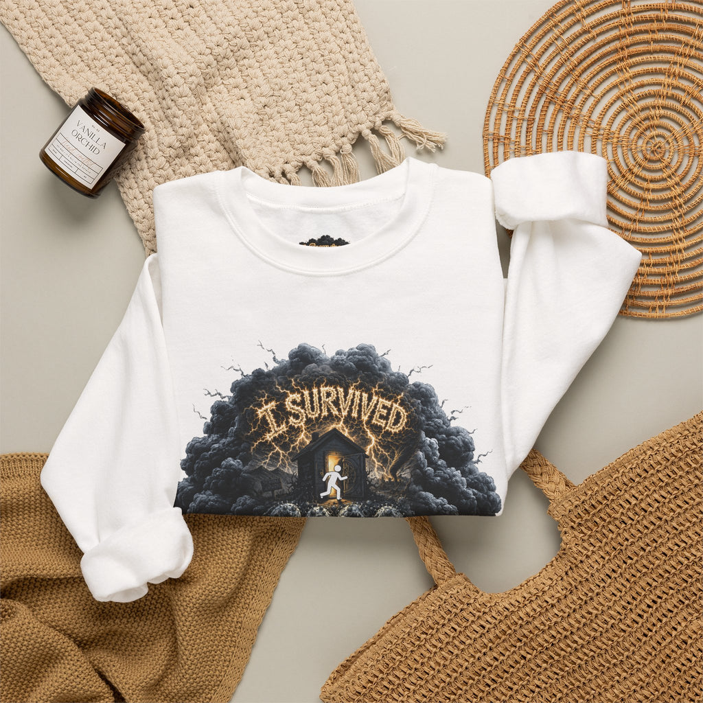 I Survived 2020 — Director's Cut Original Design Teaser Tee | Season 1 Premiere Drop Unisex Heavy Blend™ Crewneck Sweatshirt (SPECIAL EDITION)