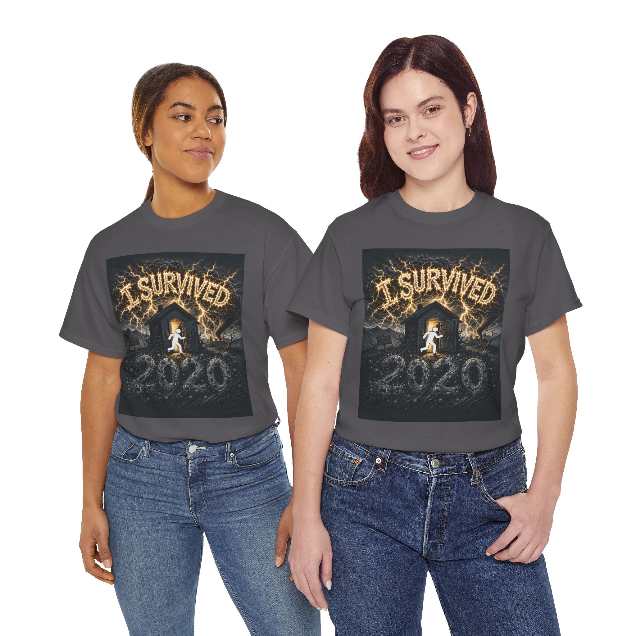 I Survived 2020 — Original PILOT Design Unisex Heavy Cotton Tee