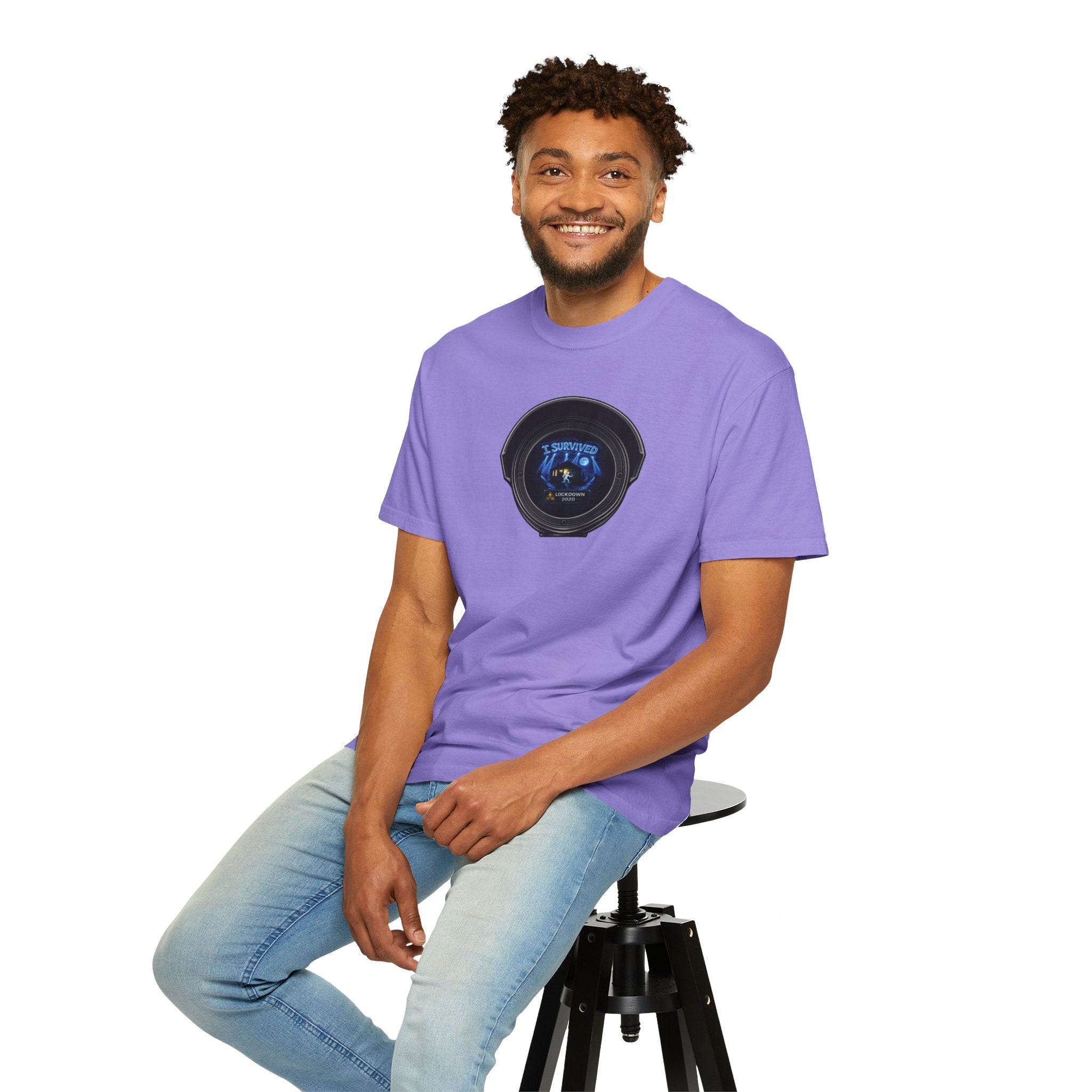 I Survived 2020 —  LOCKDOWN S3:E1: Director's Cut "Quarantine" Unisex Garment-Dyed T-shirt