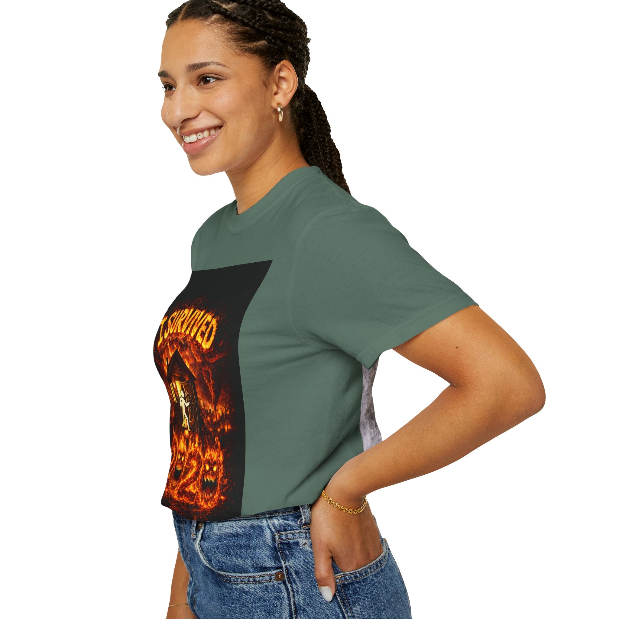 I Survived 2020 — WILDFIRES S2:E3 "The California Wildfires" Memorial Unisex Garment-Dyed T-shirt
