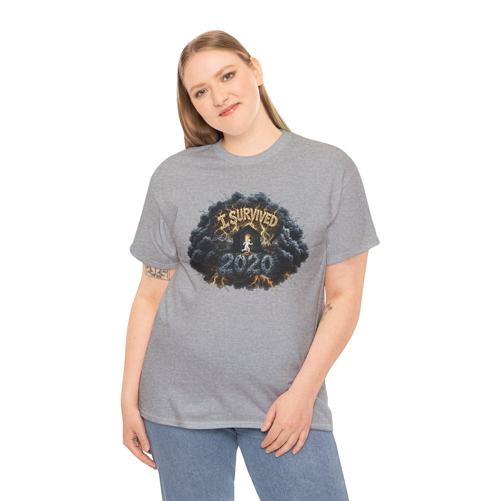I Survived 2020 —  Deriector's Cut Original Design Teaser Tee | Season 1 Premiere Drop Unisex Heavy Cotton Tee