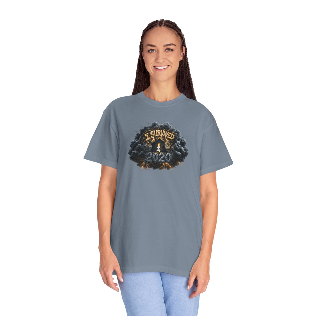 I Survived 2020 — Original PILOT Design: Director's Cut Unisex Garment-Dyed T-shirt