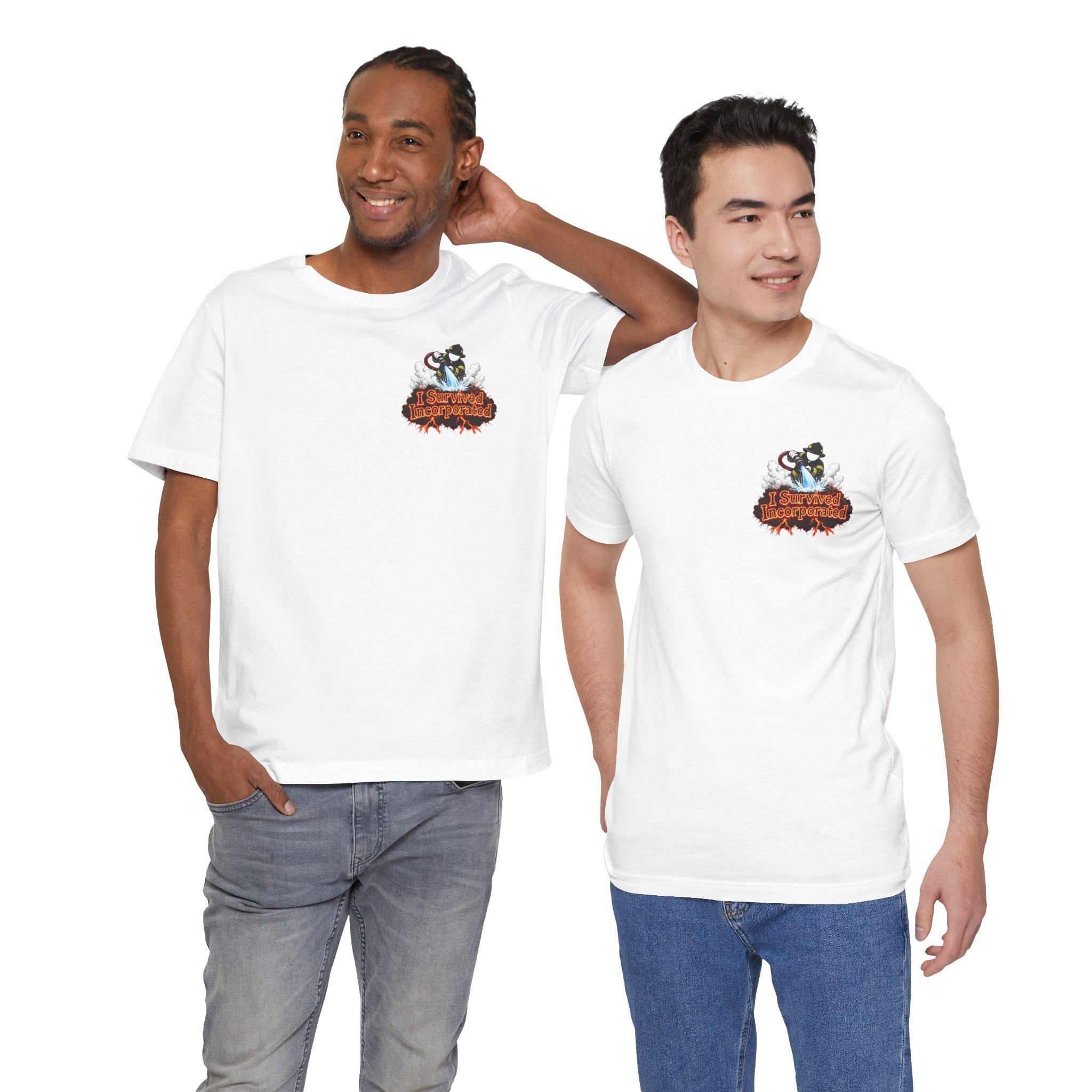 I Survived 2020 — "Please Stand By" Test Pattern Tee Wildfire Signal Edition Summer Premiere Unisex Jersey Short Sleeve Tee