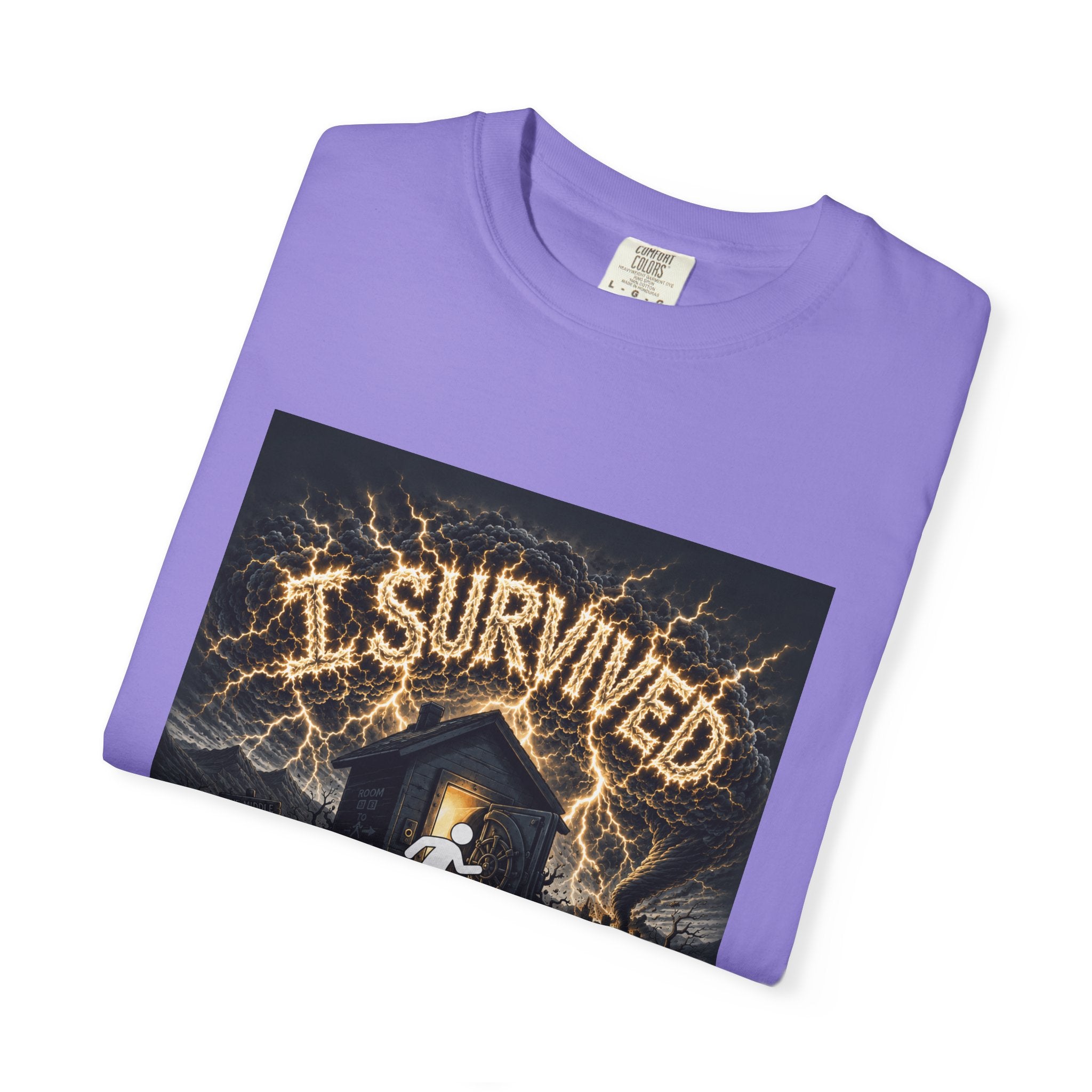 I Survived 2020 — Original Design Teaser Tee | Season 1 Premiere Drop Unisex Garment-Dyed T-shirt