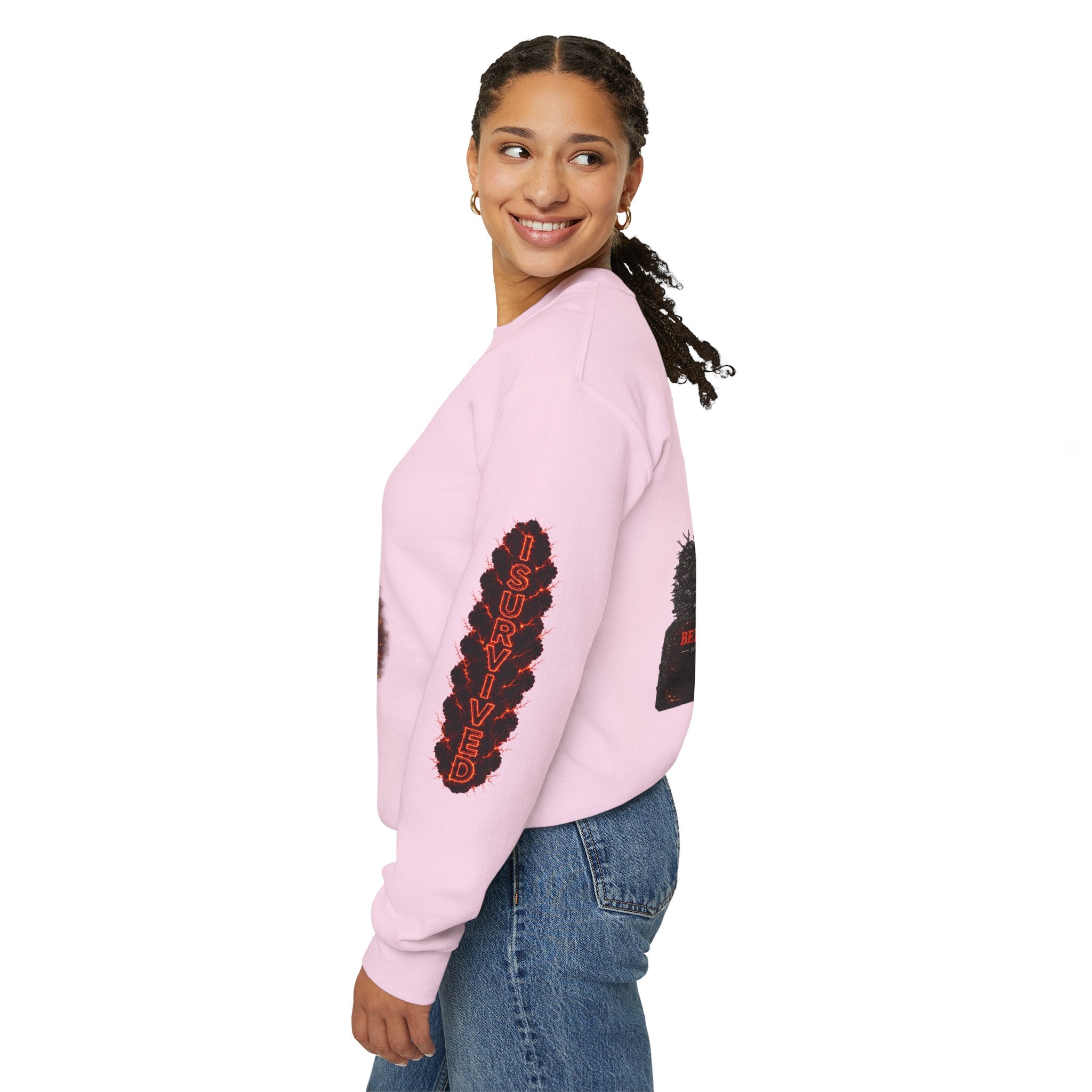 I Survived 2020 — Director's Cut S2:E1 "Berry Creek" | Wildfire Edition Memorial Unisex Heavy Blend™ Crewneck Sweatshirt