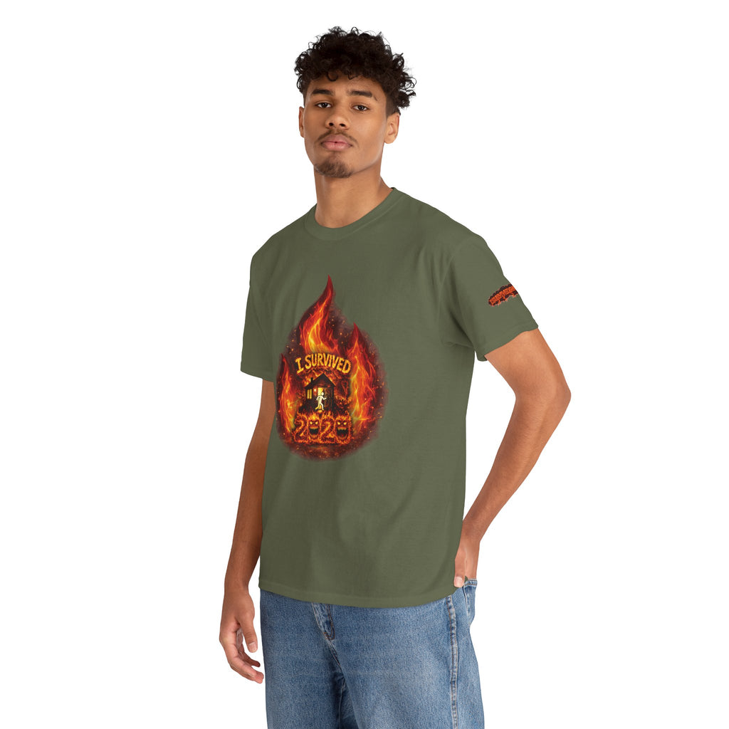 I Survived 2020 — Director's Cut S2:E3 "The California Wildfires" | Wildfire Edition Memorial Unisex Heavy Cotton Tee (SPECIAL EDITION)
