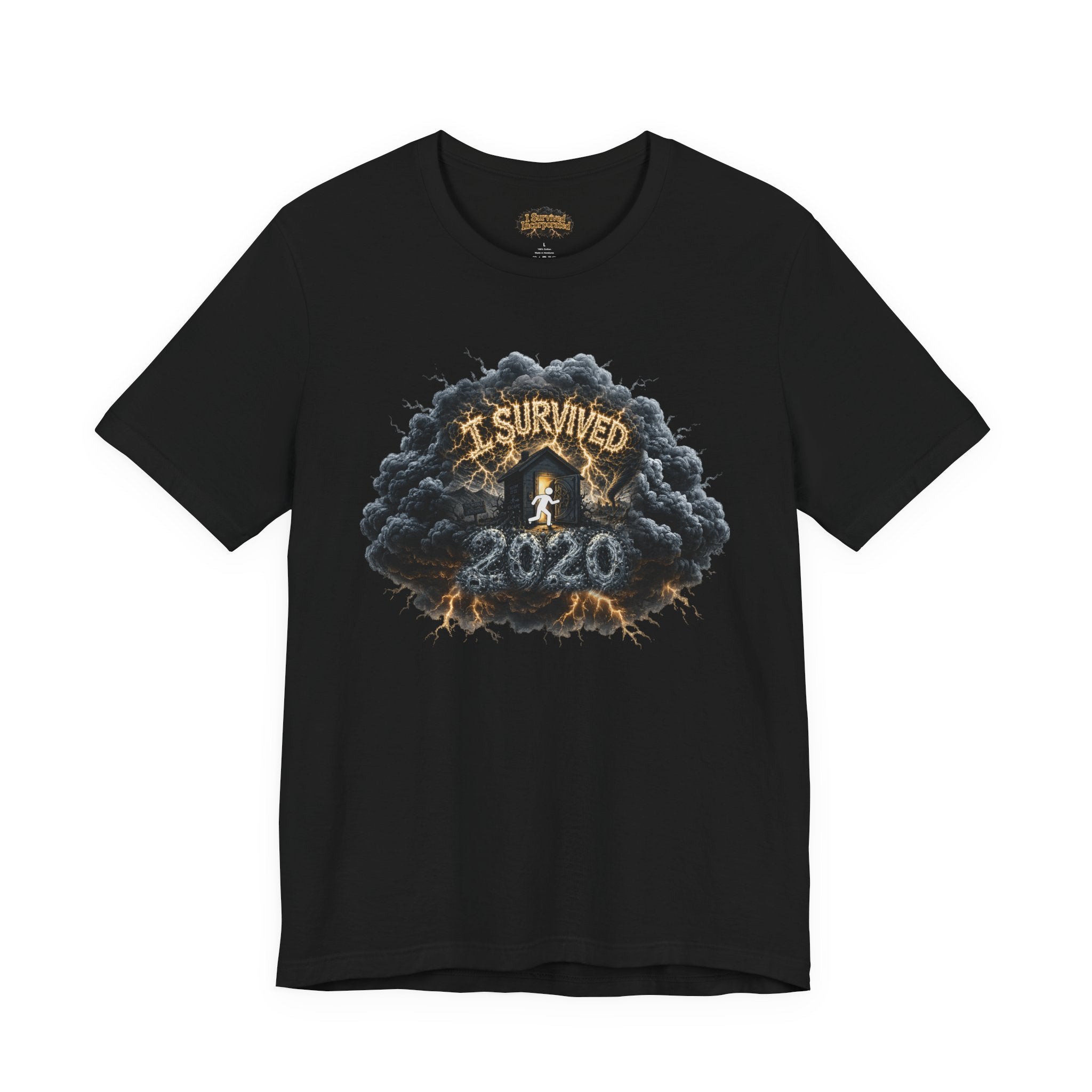 I Survived 2020 — Director's Cut Original Design Teaser Tee | Season 1 Premiere Drop Unisex Jersey Short Sleeve Tee