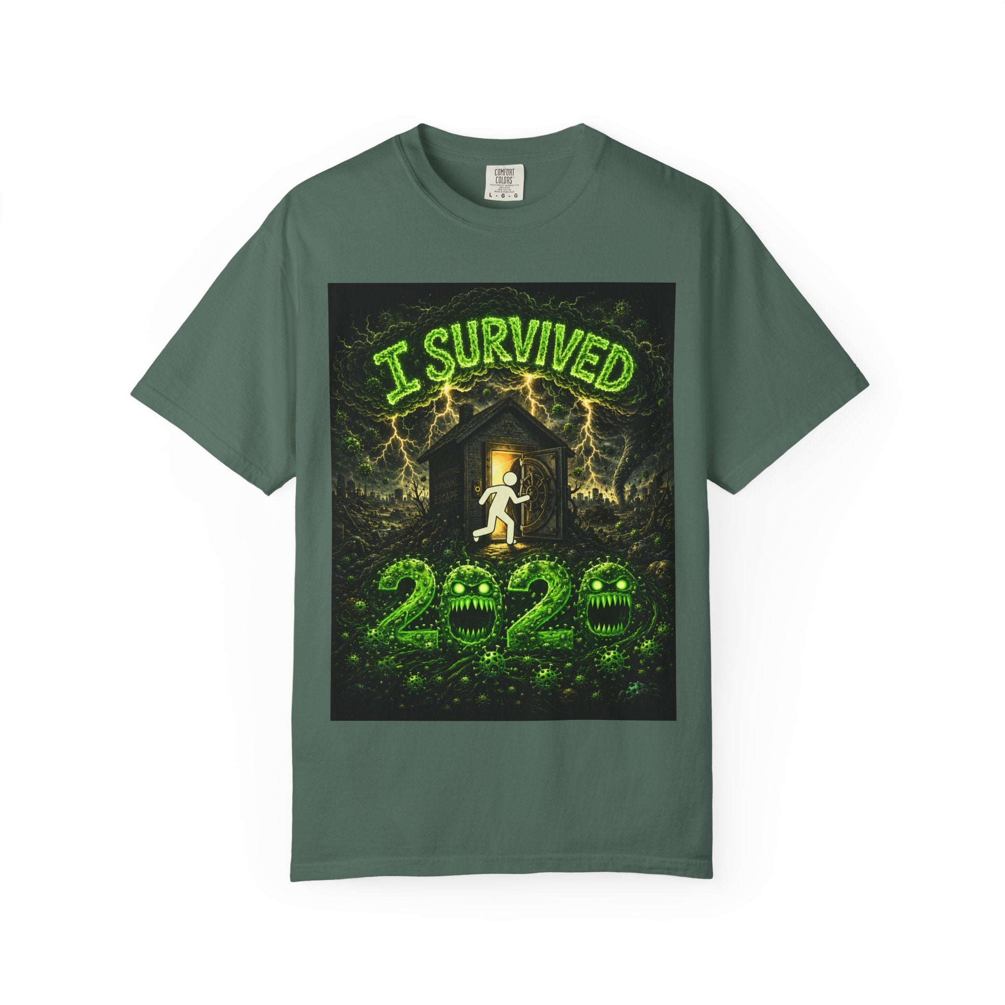 I Survived 2020 — S1:E5 "Delivery Doomsday" | Pandemic Edition Unisex Garment-Dyed T-shirt