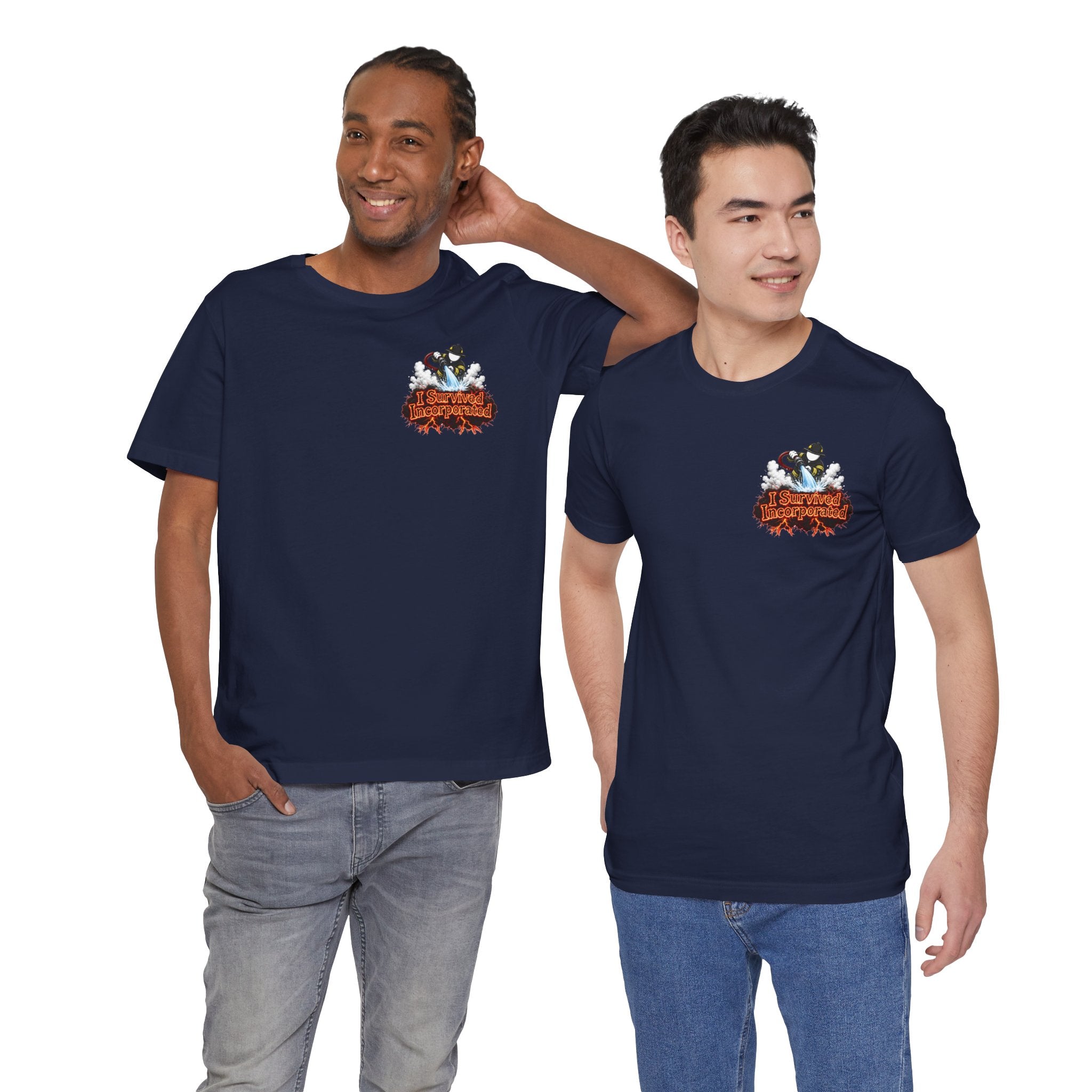 I Survived 2020 — "Please Stand By" Test Pattern Tee Wildfire Signal Edition Summer Premiere Unisex Jersey Short Sleeve Tee