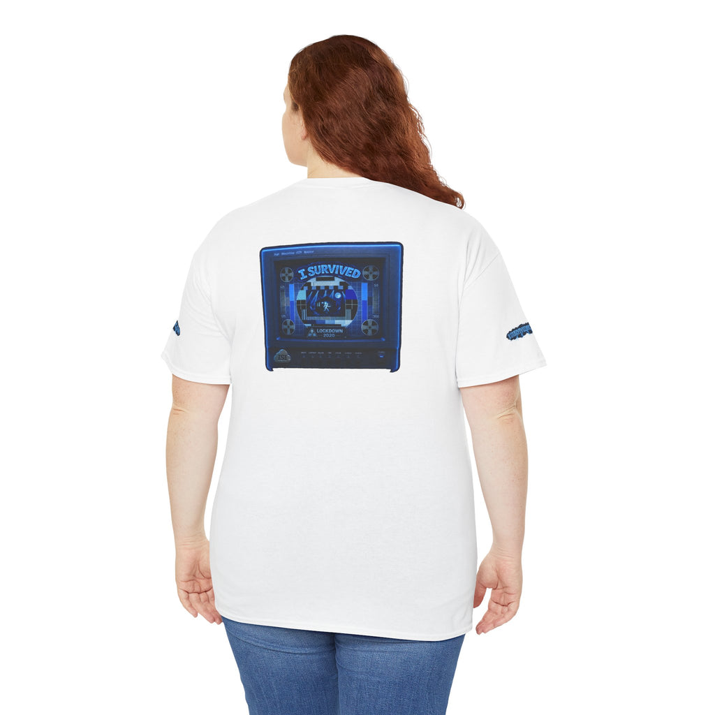 I Survived 2020 — "Please Stand By" Test Pattern Tee Lockdown Special Edition Summer Exclusive Unisex Heavy Cotton Tee
