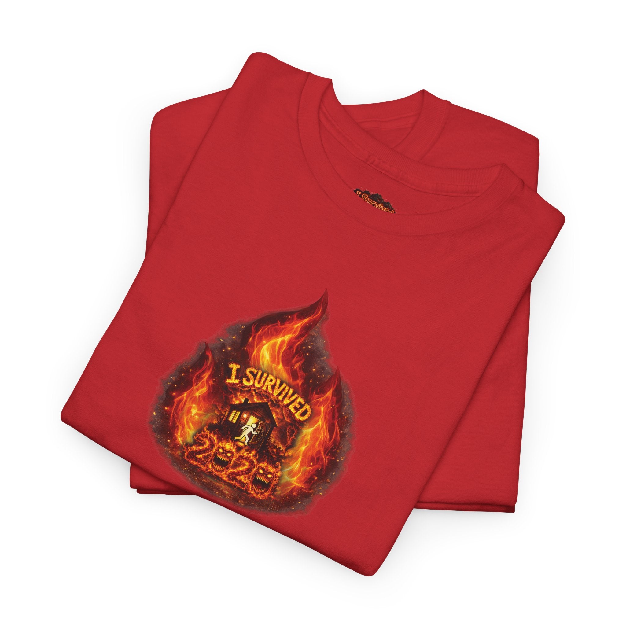 I Survived 2020 — WILDFIRES S2:E1: Director's Cut Special Edition "Berry Creek" Memorial Unisex Heavy Cotton Tee